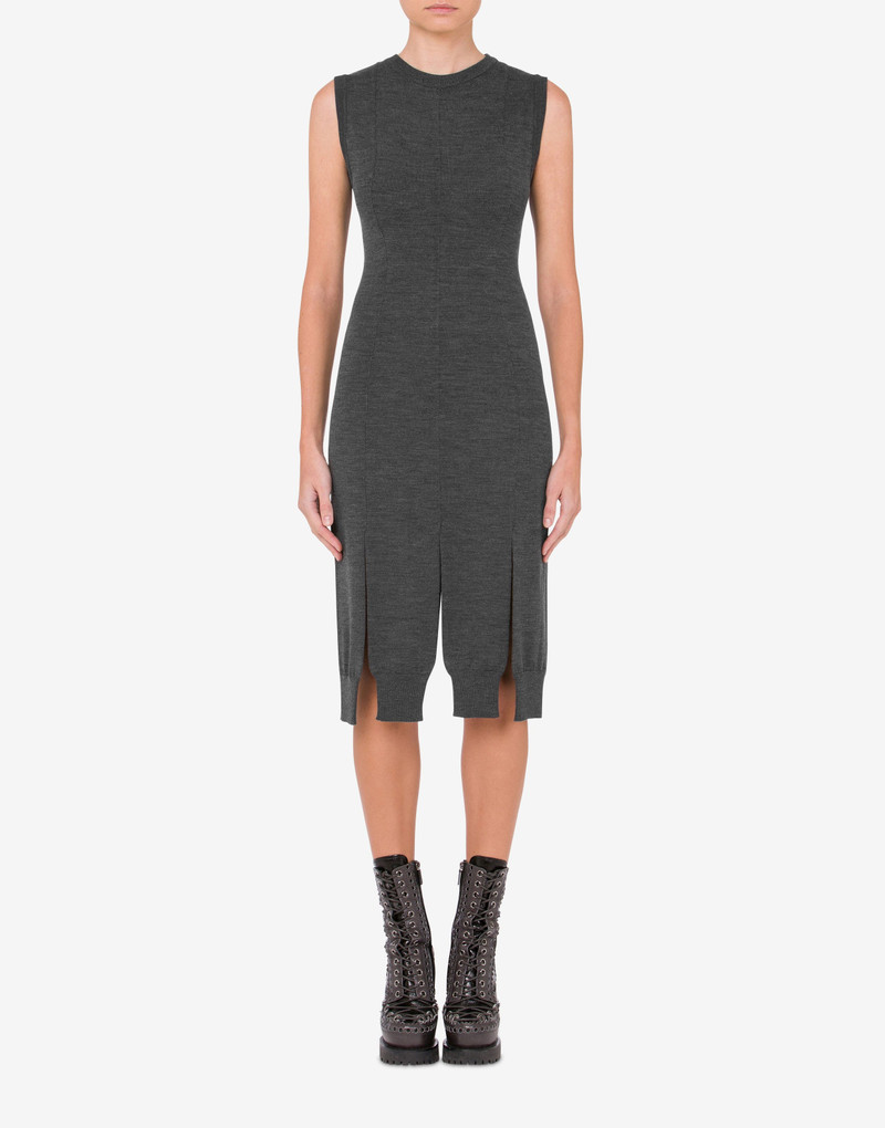 Moschino EXTRAFINE MERINO WOOL DRESS outlook