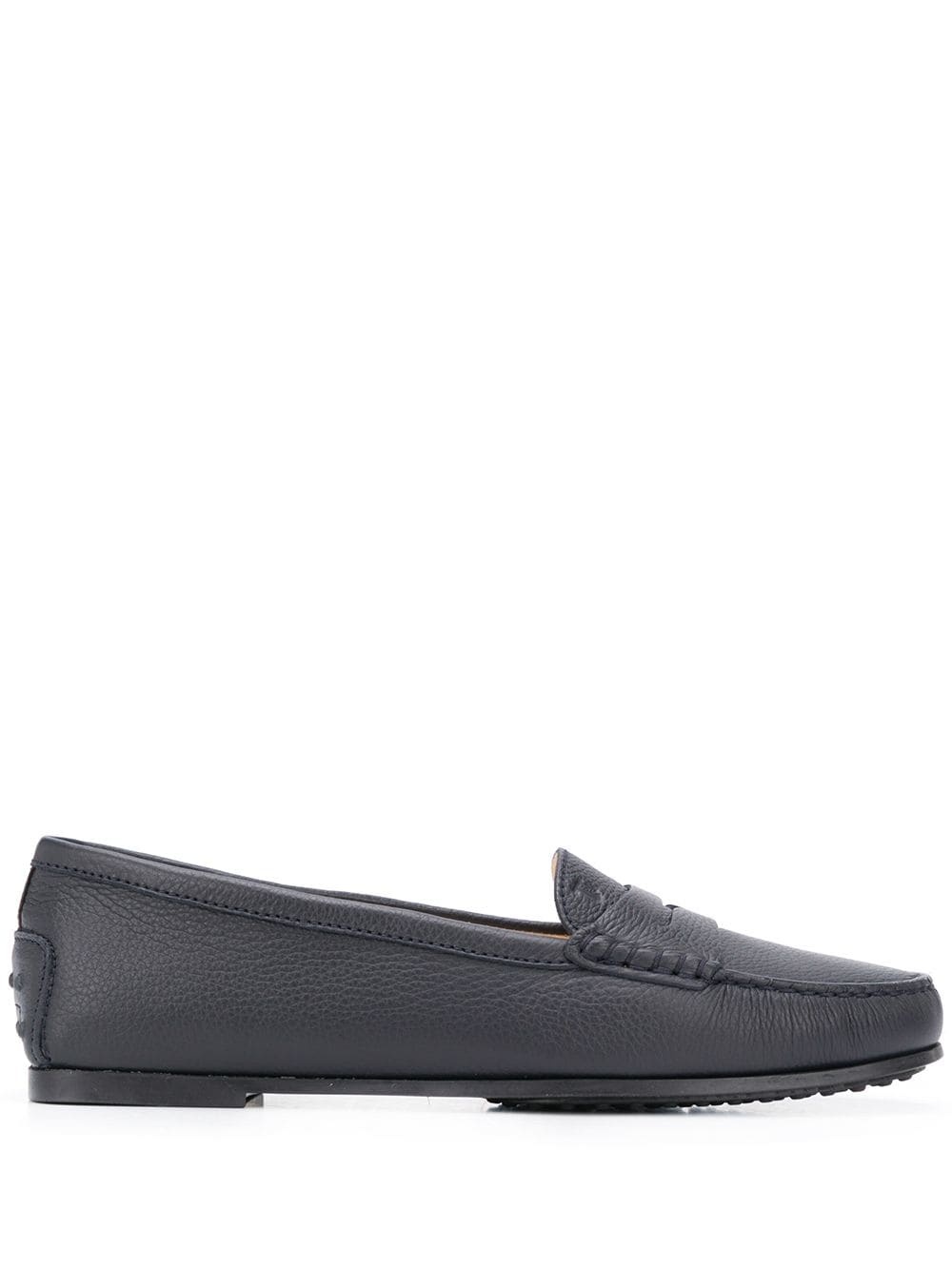 classic leather loafers - 1