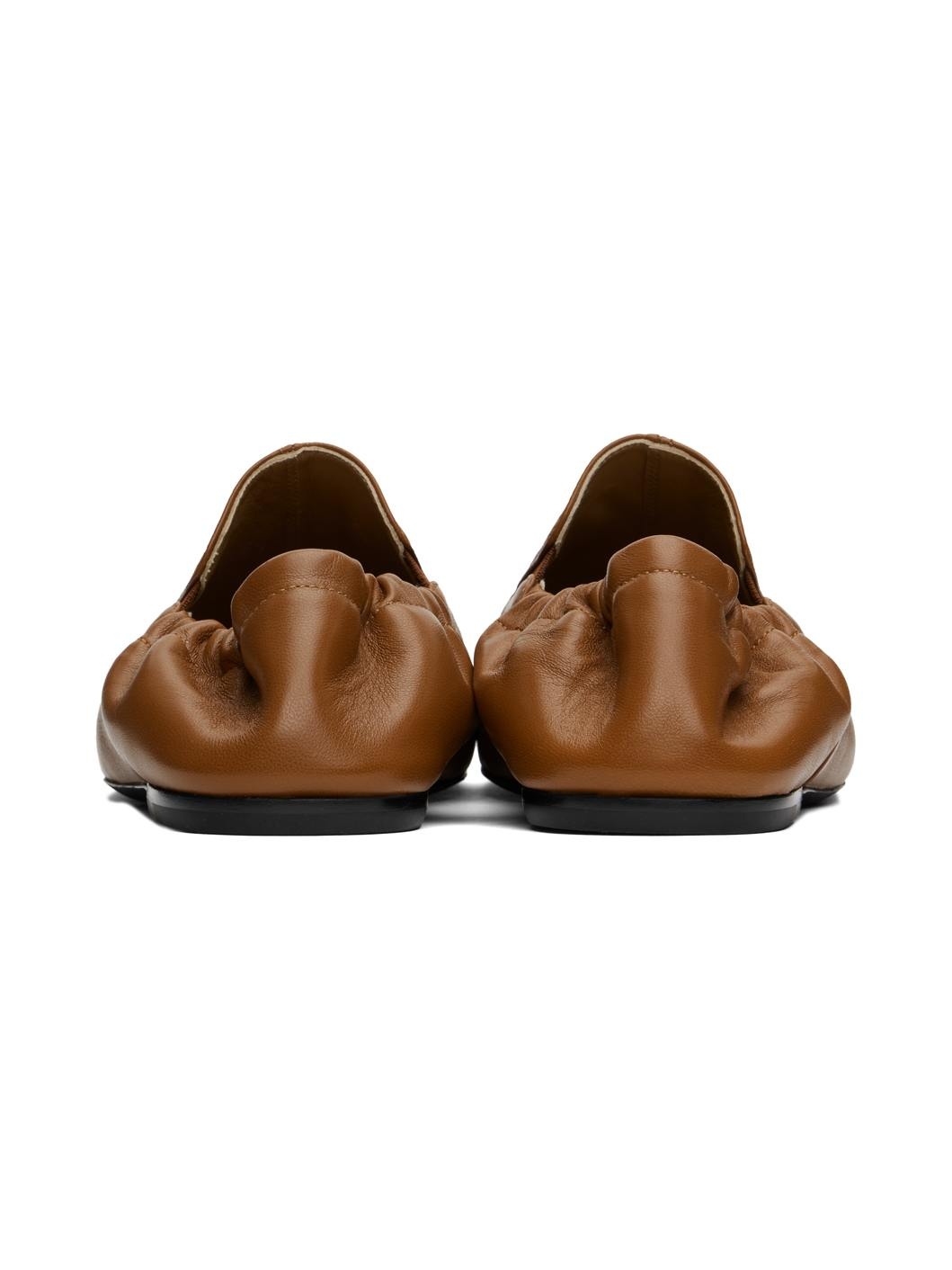 Tan Leather Loafers - 2