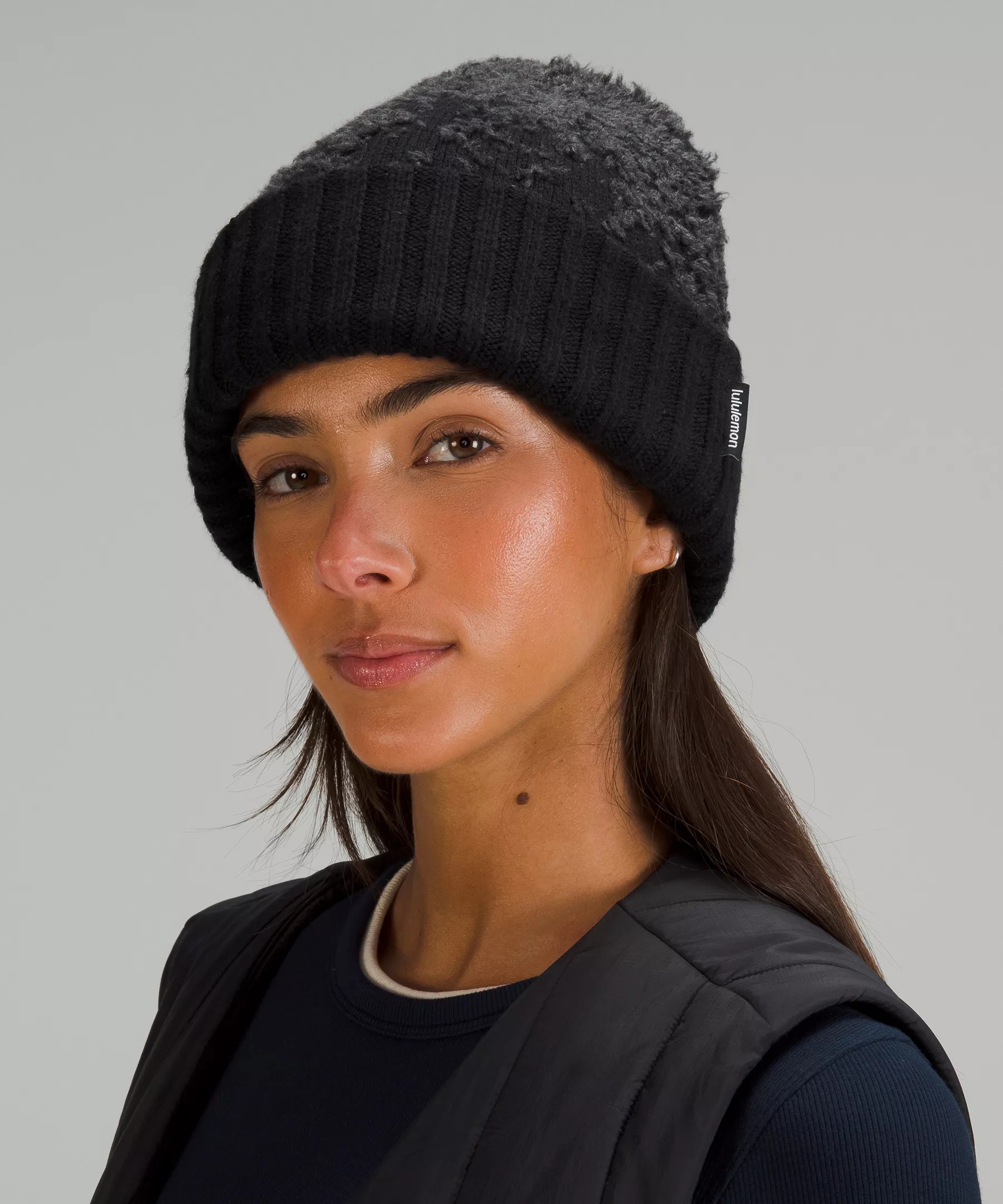 Women's Ombre Knit Textured Beanie - 3