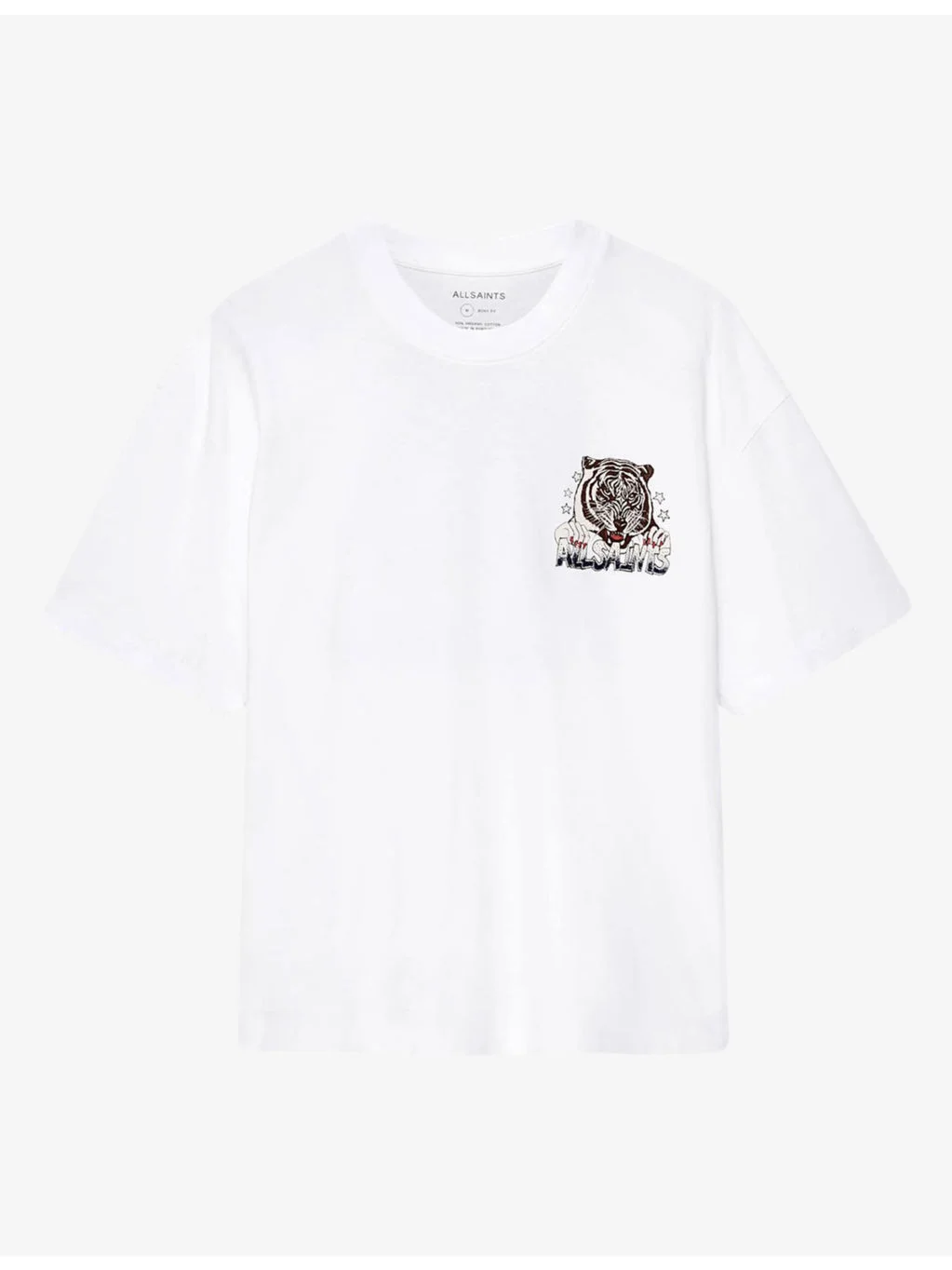 Tigress Short-Sleeved Cotton-Jersey T-Shirt - 1
