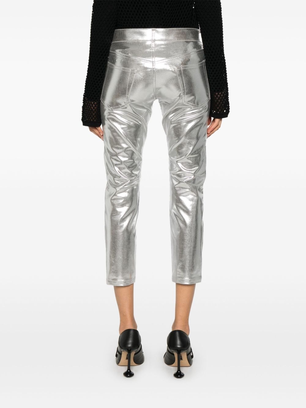 metallic trousers - 4
