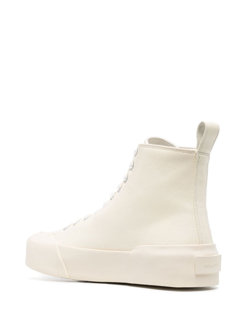 monochrome high-top sneakers - 3