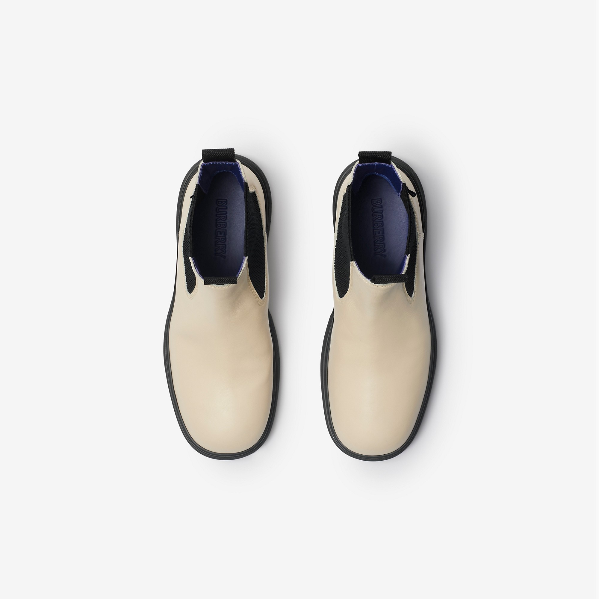 Leather Creeper Low Chelsea Boots - 5