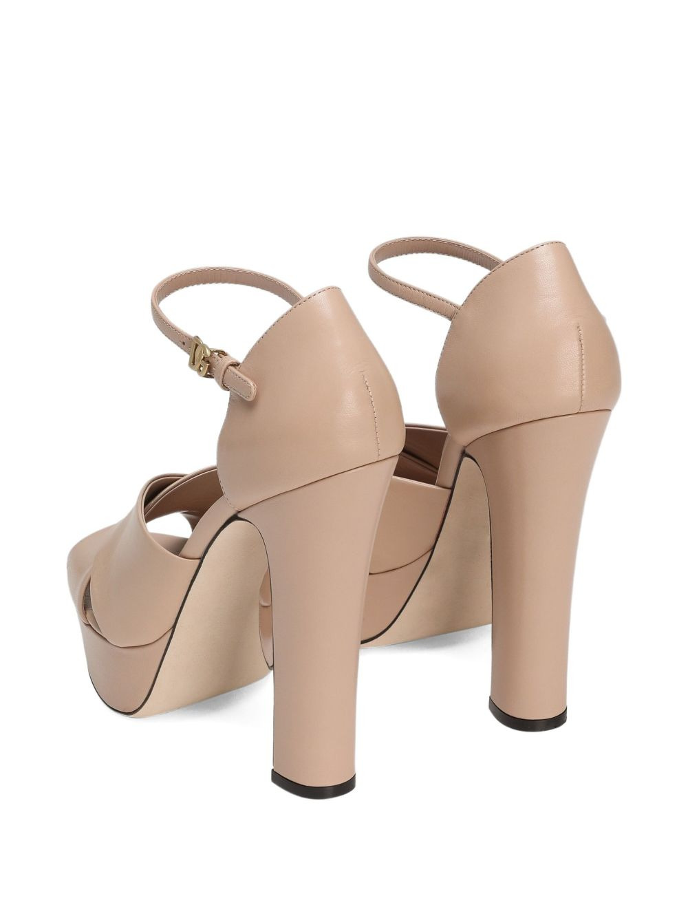 135mm crossover platform sandals - 3