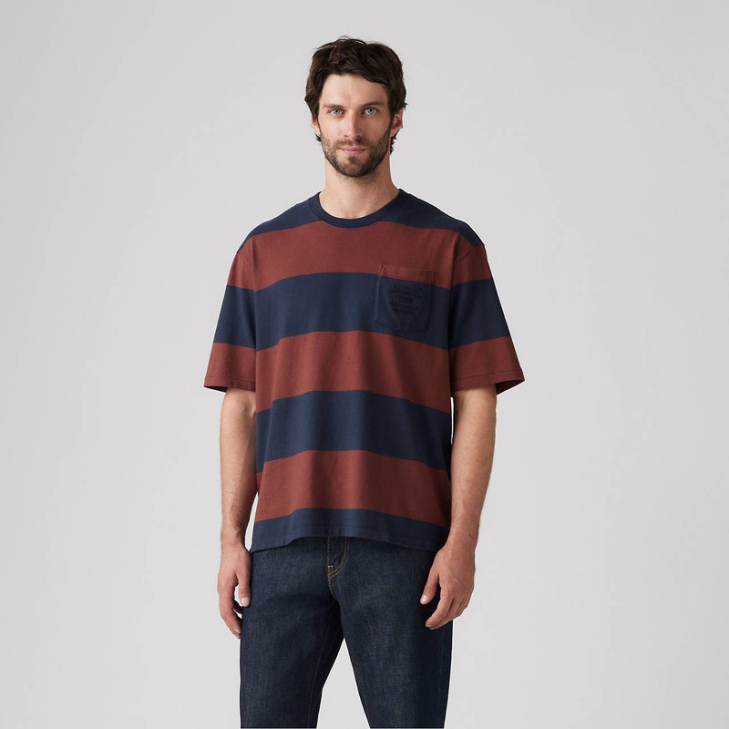 STEPPED HEM HALF-SLEEVE T-SHIRT 1