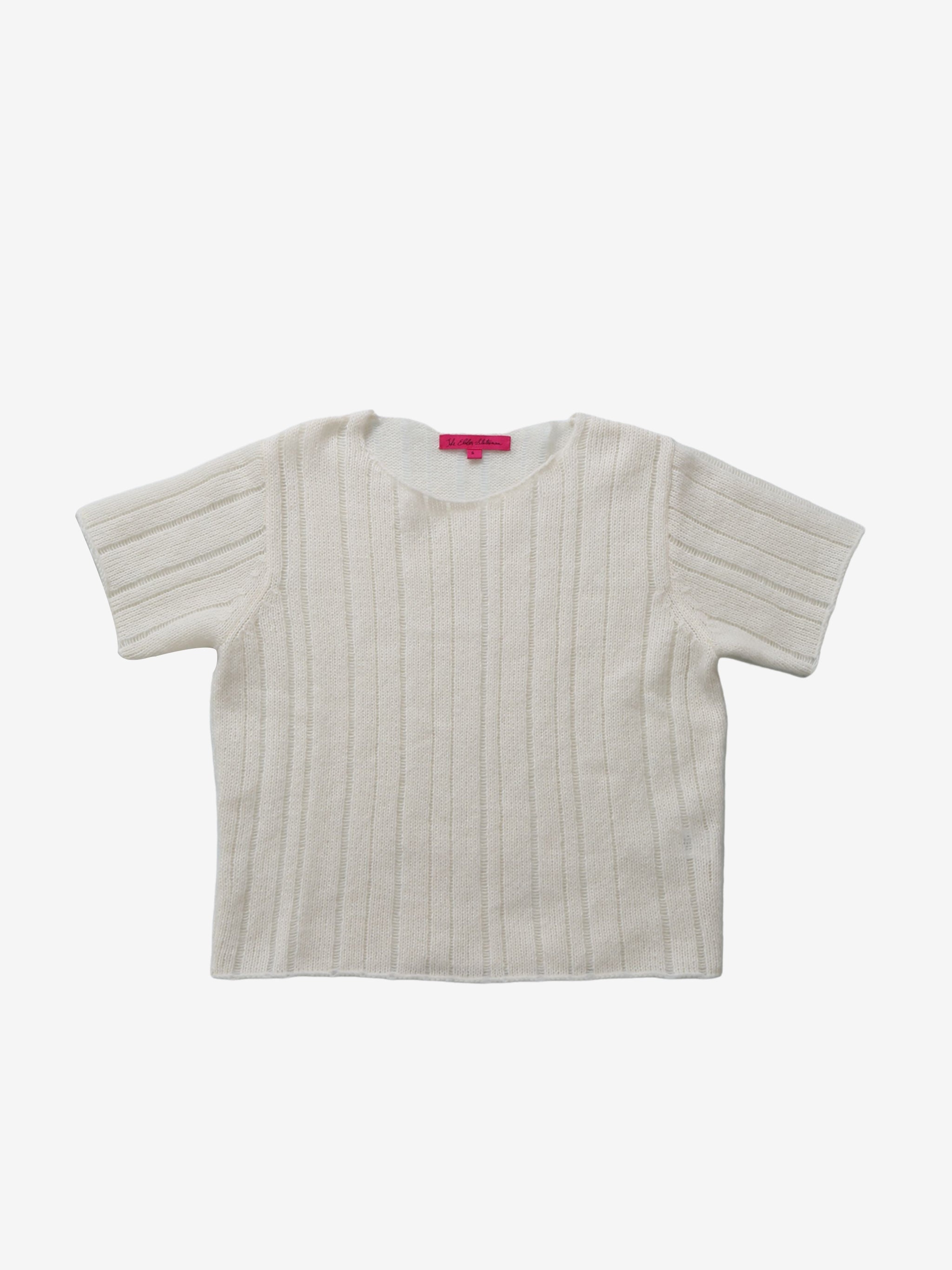 THE ELDER STATESMAN - Women Drop Needle SS Tee - 5
