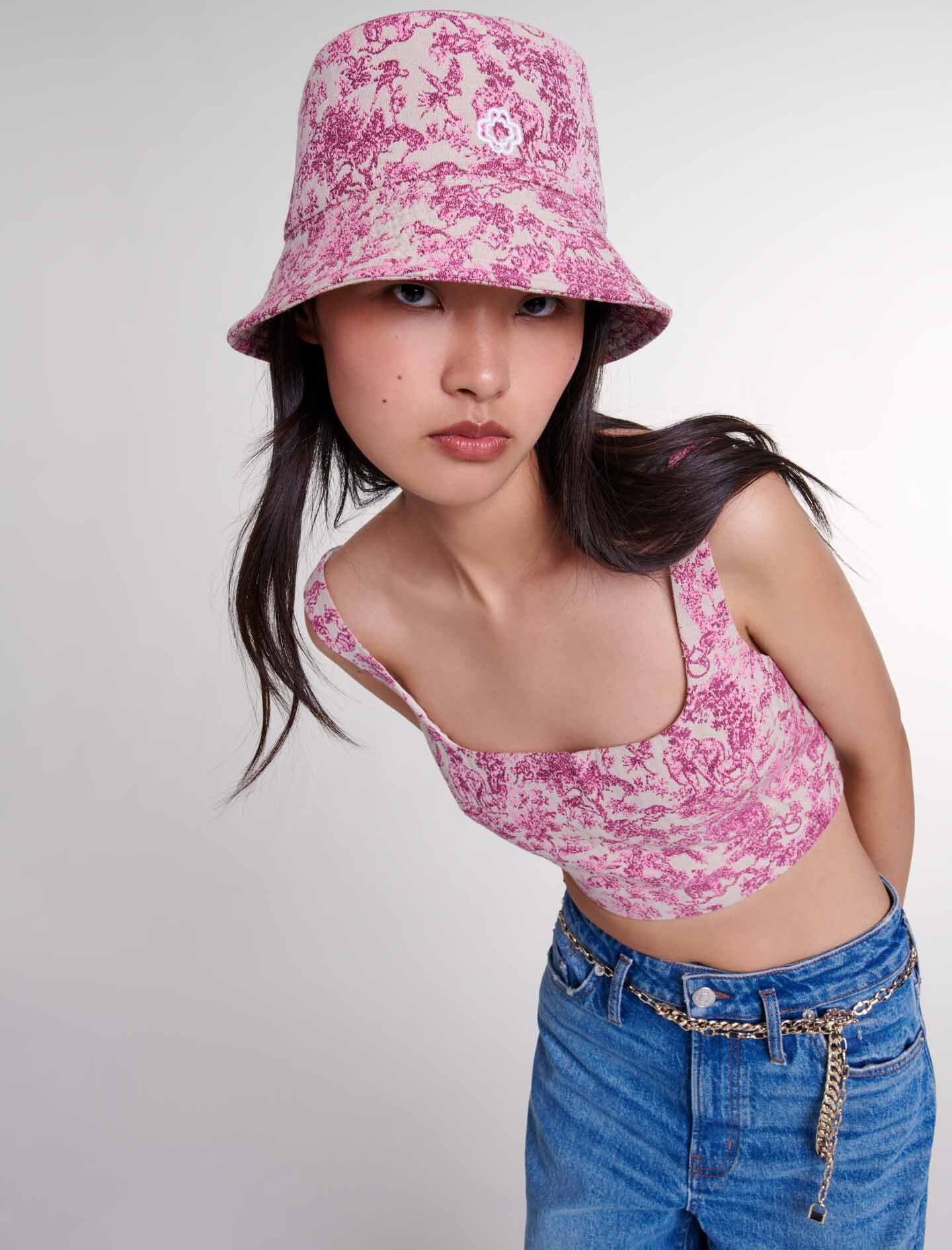 Toile de Jouy crop top - 6