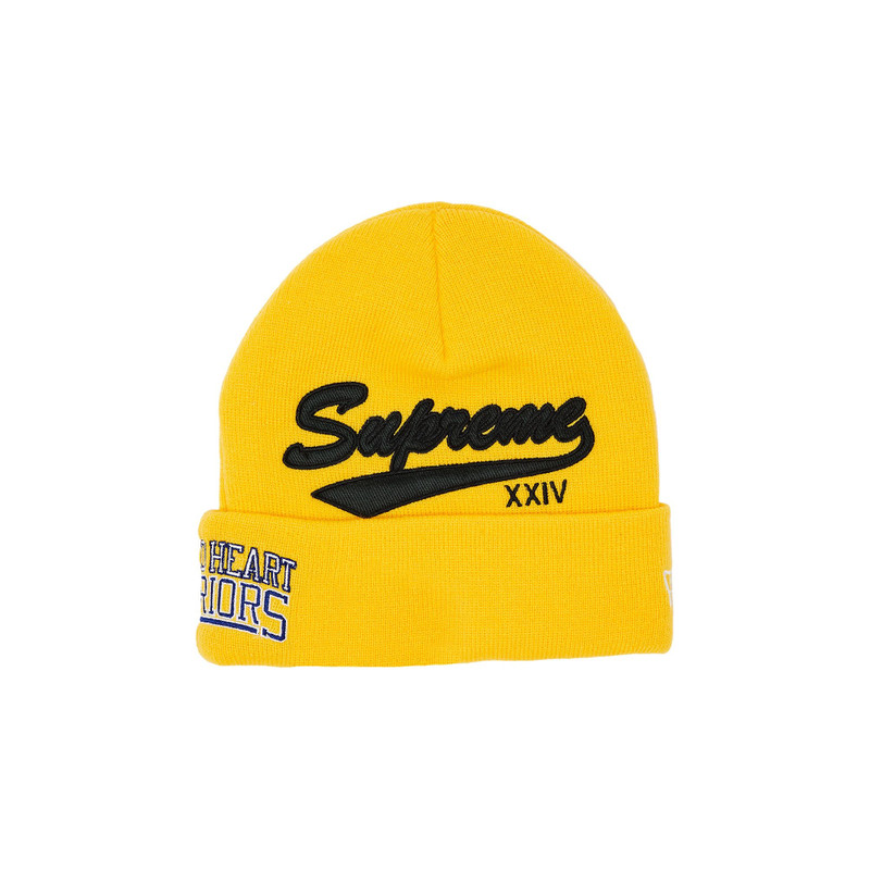 Supreme x New Era Salvation Beanie 'Gold' - 1