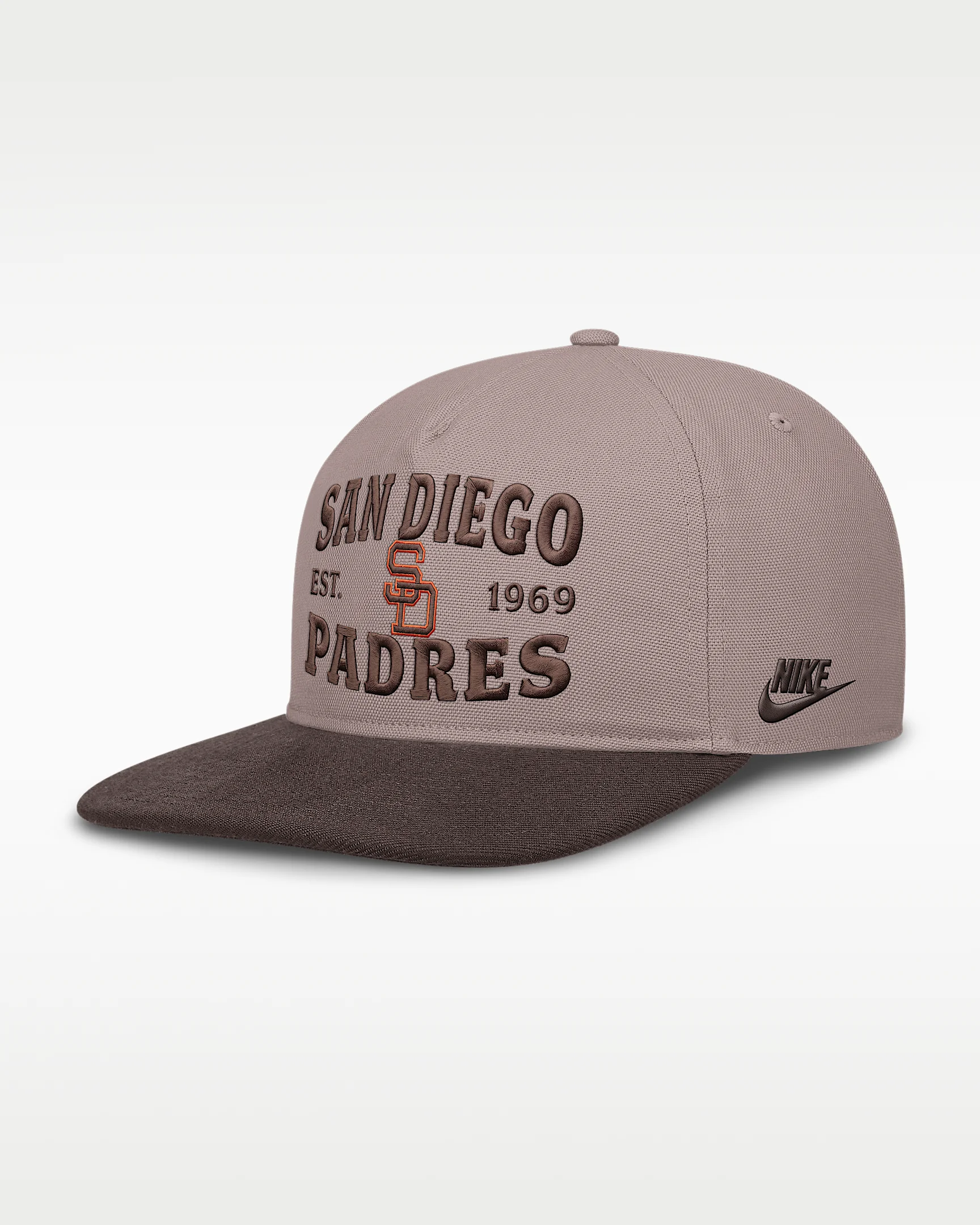 San Diego Padres Cooperstown Pro Men's Nike MLB A-Frame Adjustable Hat - 1