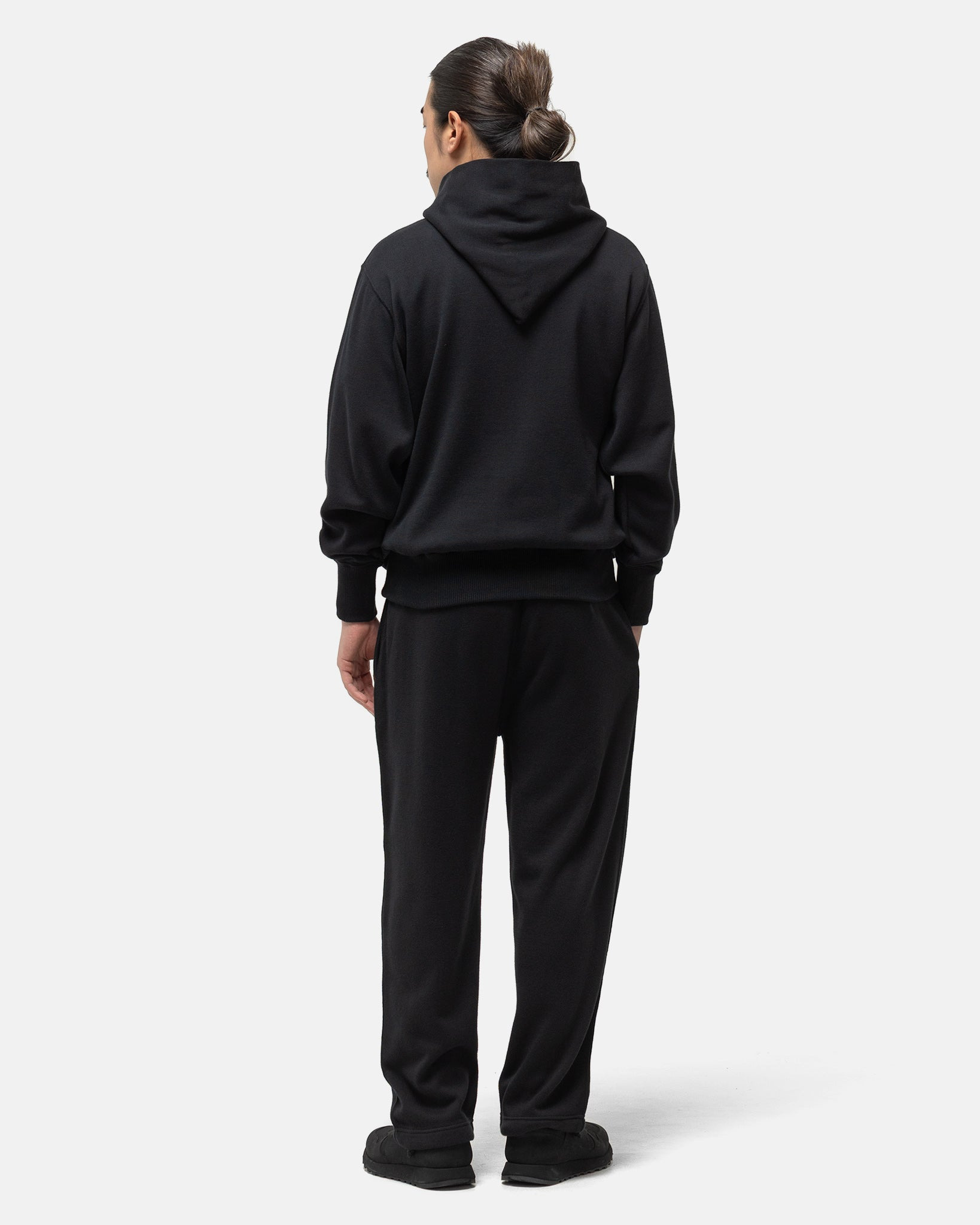 Cotton/Silk Sweat Pants Black - 4