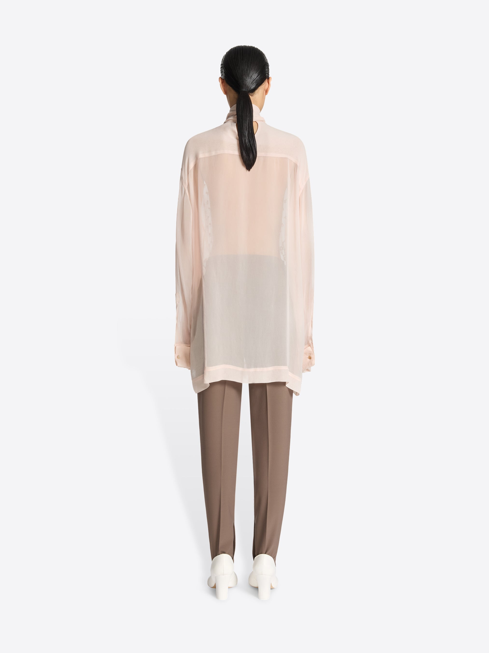 LOOSE FIT EMBELLISHED BLOUSE - 4
