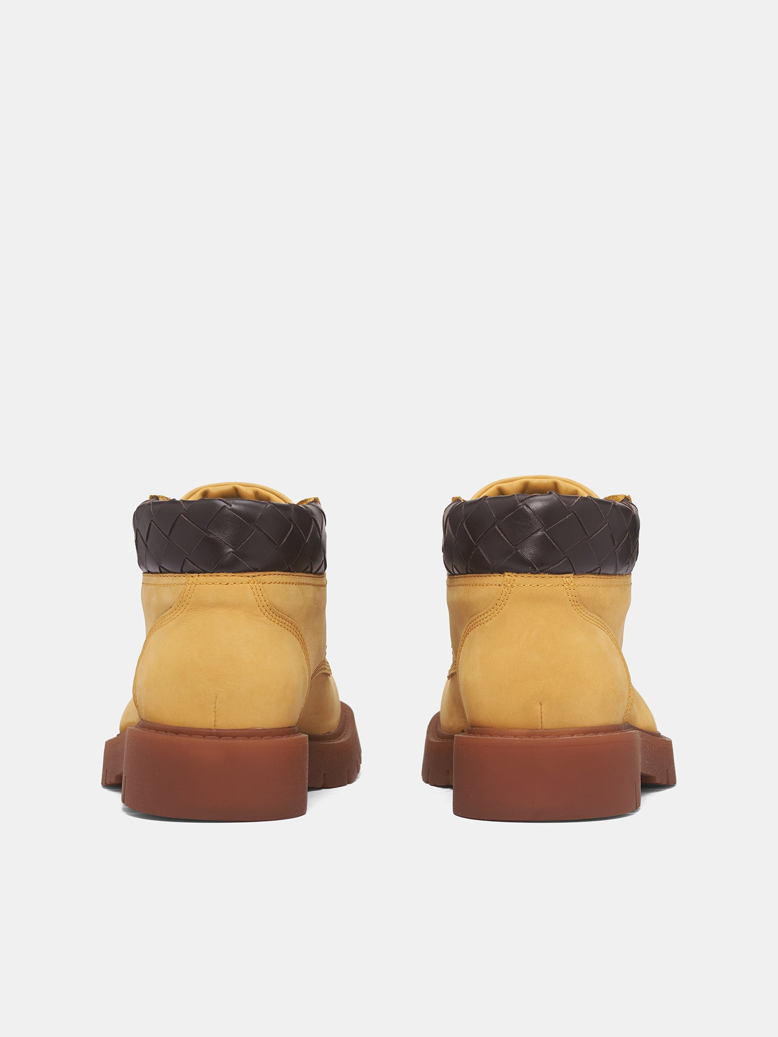 Intrecciato Leather Haddock Cropped Boot - 4