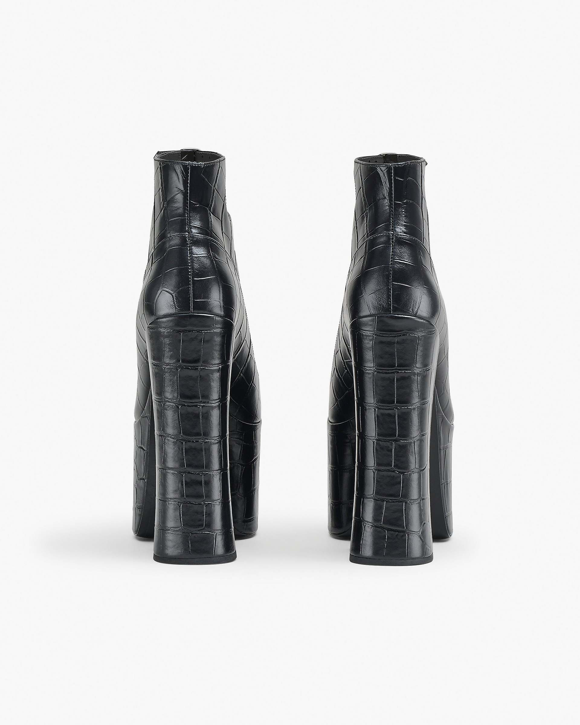 THE CROC EMBOSSED KIKI ANKLE BOOT - 7
