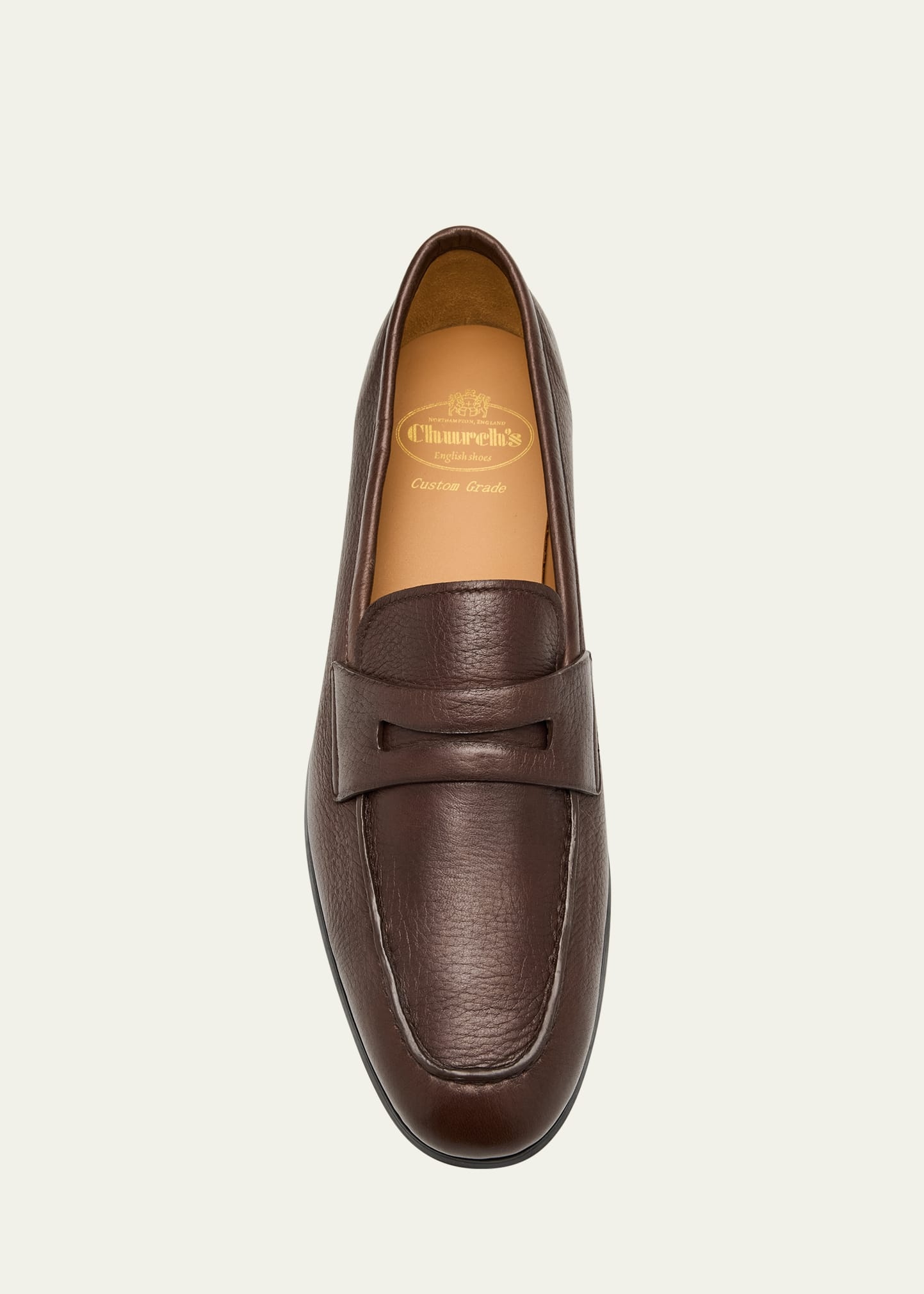 Men's Milton Deerskin Penny Loafers - 3