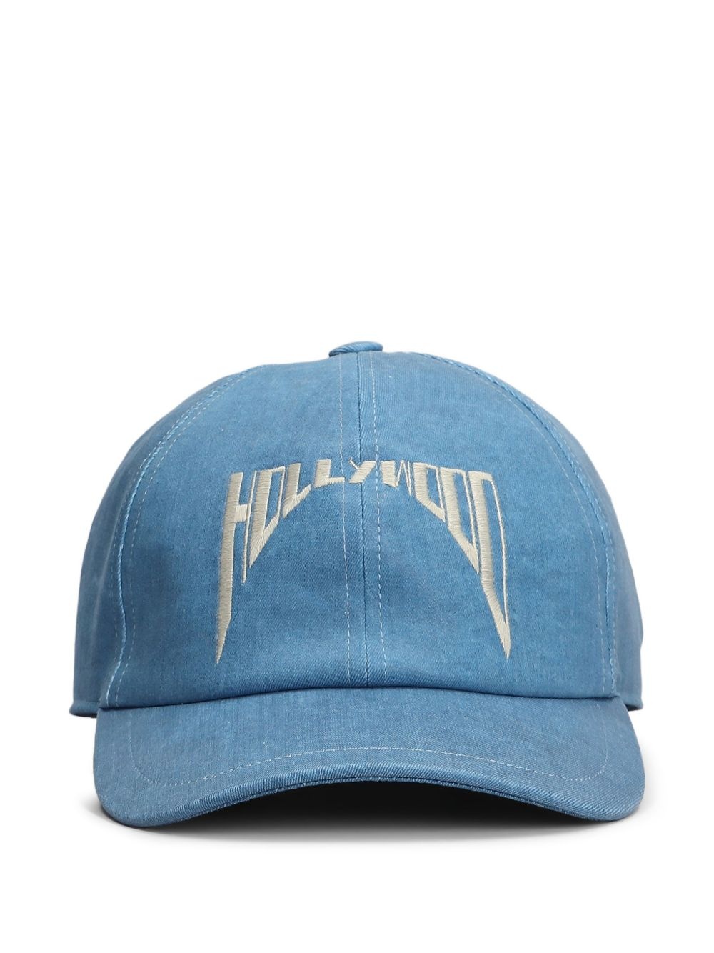 slogan-embroidered baseball cap - 3