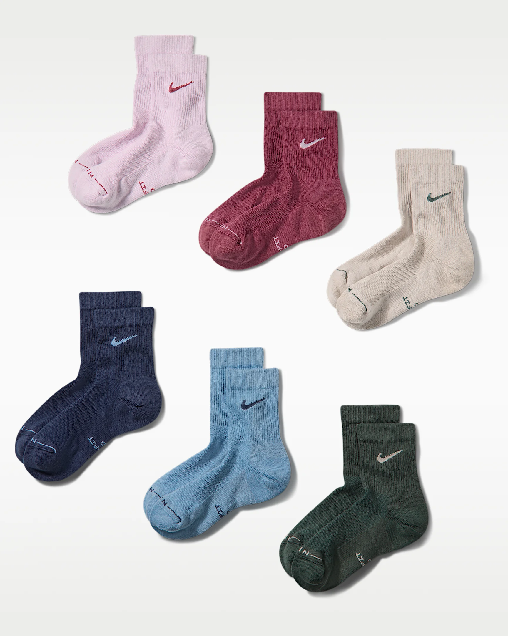 Nike Everyday Elevated Micro Crew Socks (6 Pairs) - 1