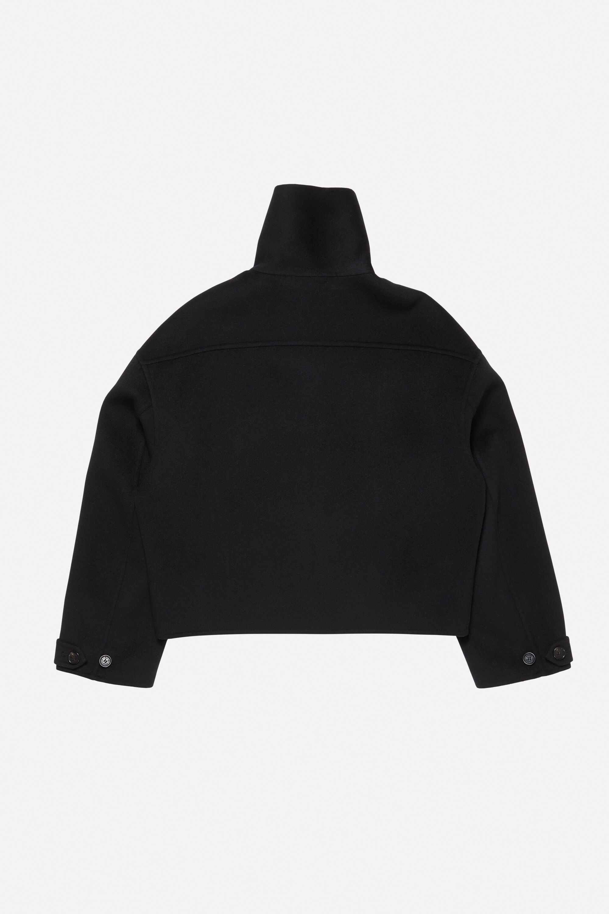 Wool zip jacket - Black - 7