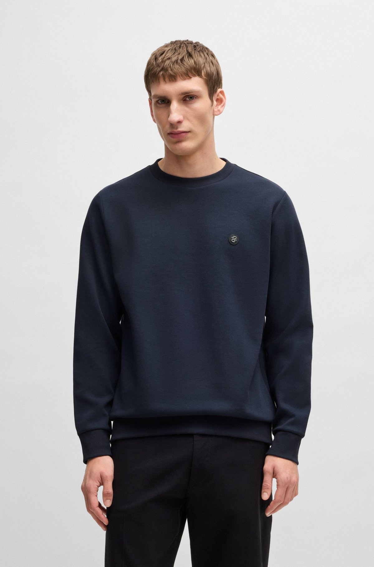SWEATSHIRT WITH DOUBLE B MONOGRAM - 2