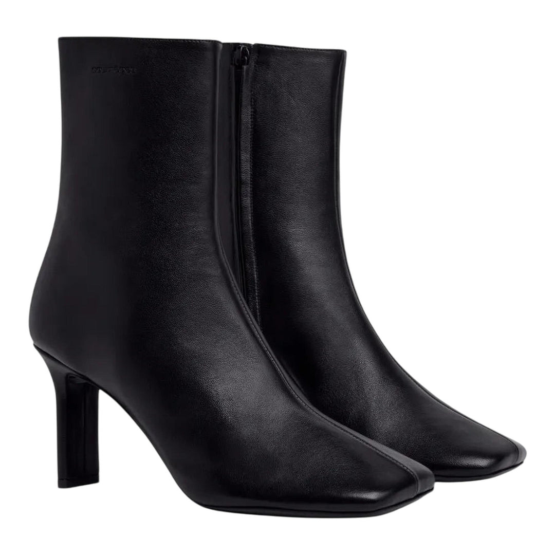 Square Toe 80 Nappa Ankle Boots - 2