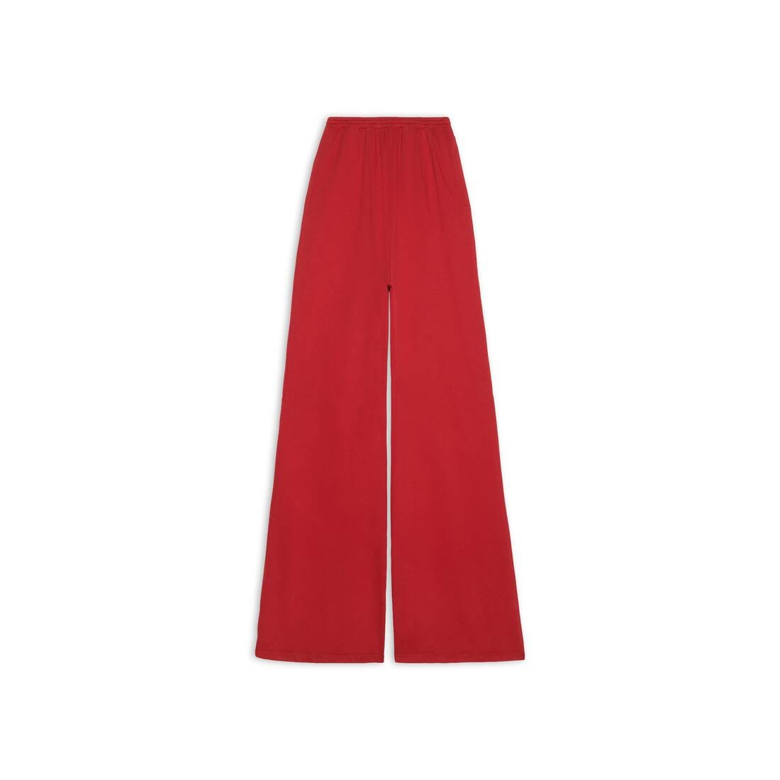 Women's Baggy Pants in Red - 1
