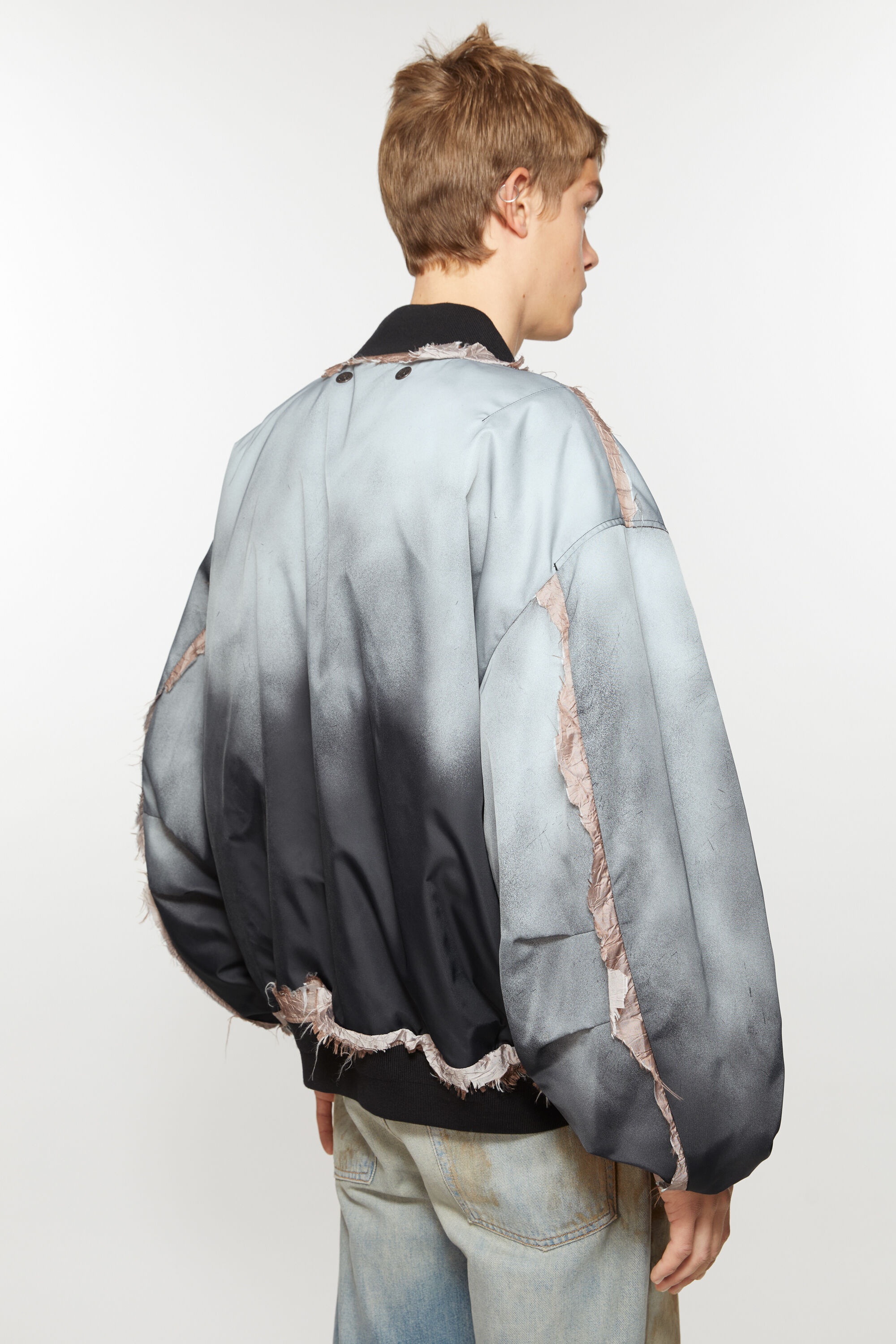 Bomber jacket - Faded black - 4