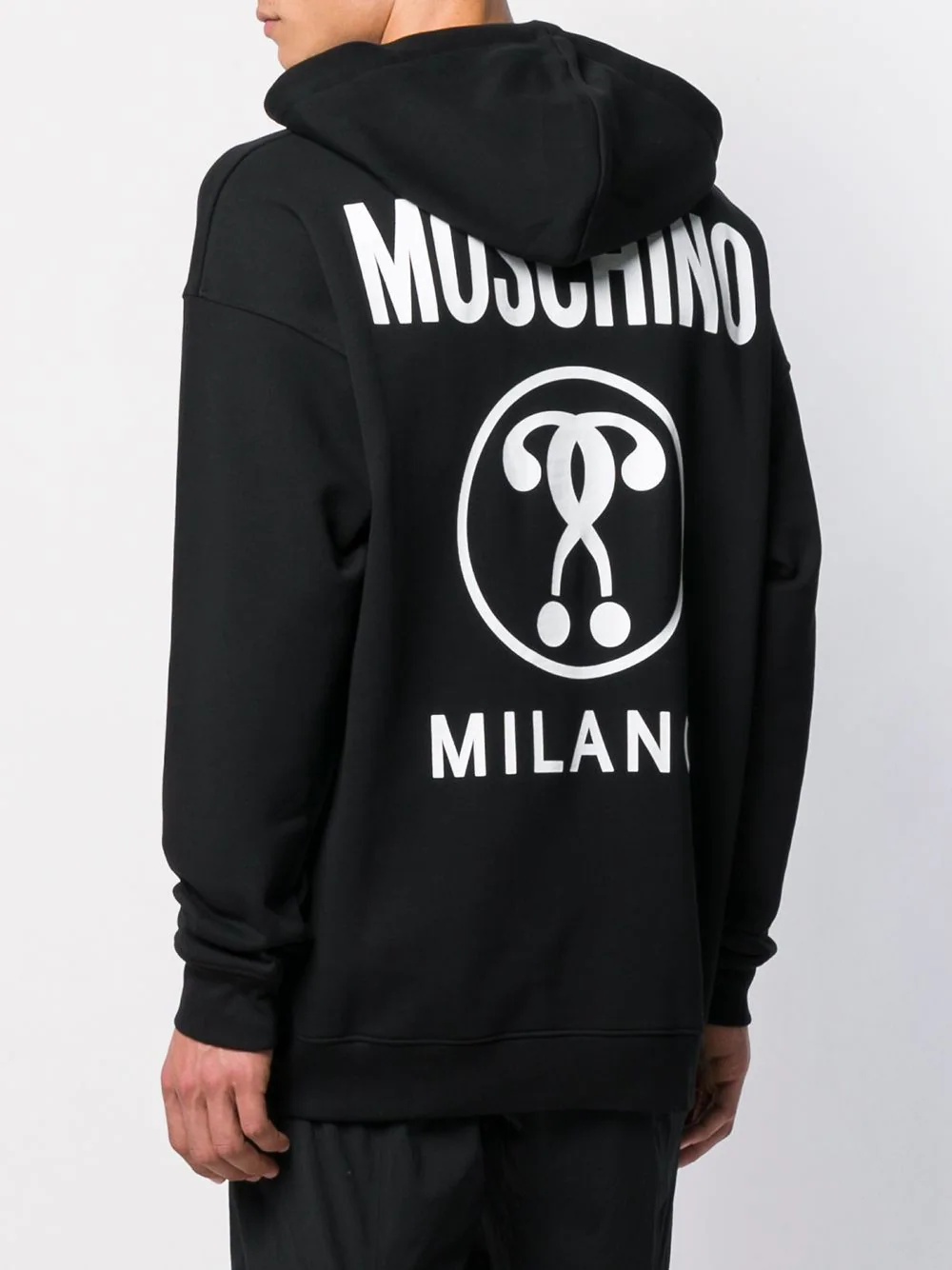 logo print hoodie - 4