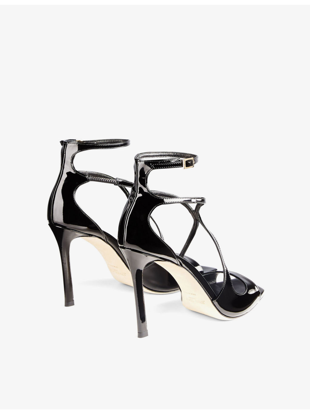 Azia strappy 95 leather heeled sandals - 4