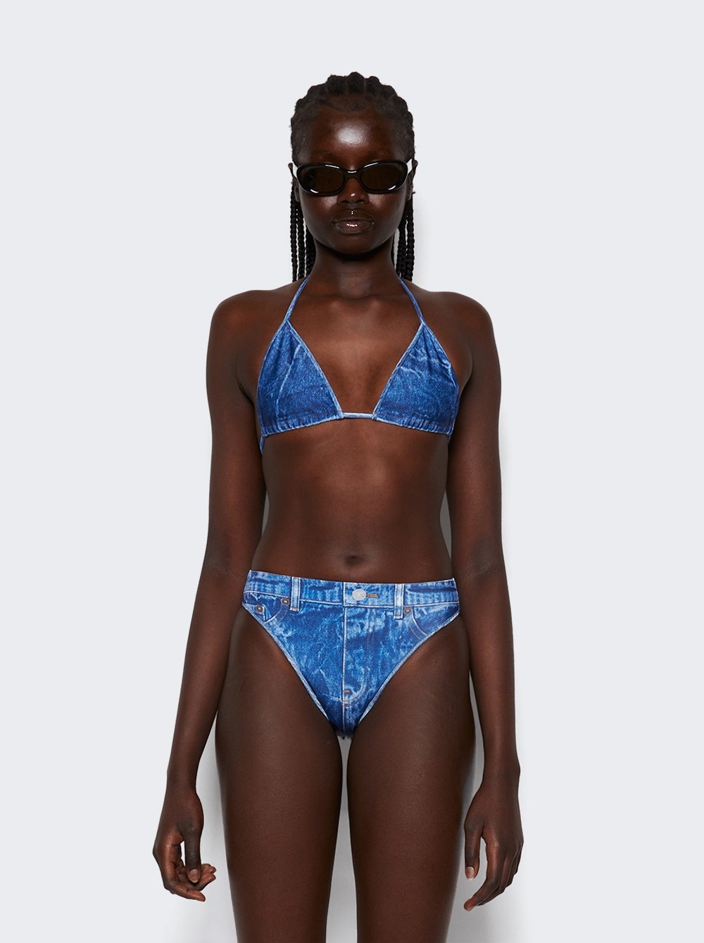 Tompe L'oeil Bikini Washed Blue - 3