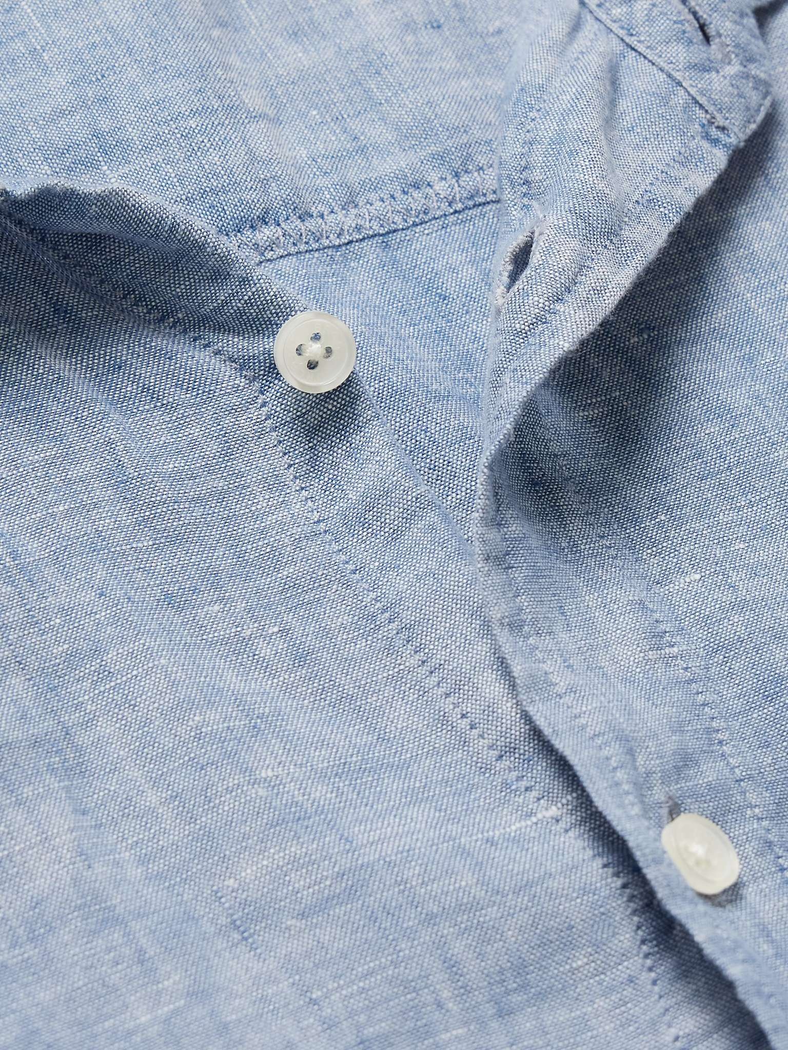 Justin Linen-Chambray Shirt - 4