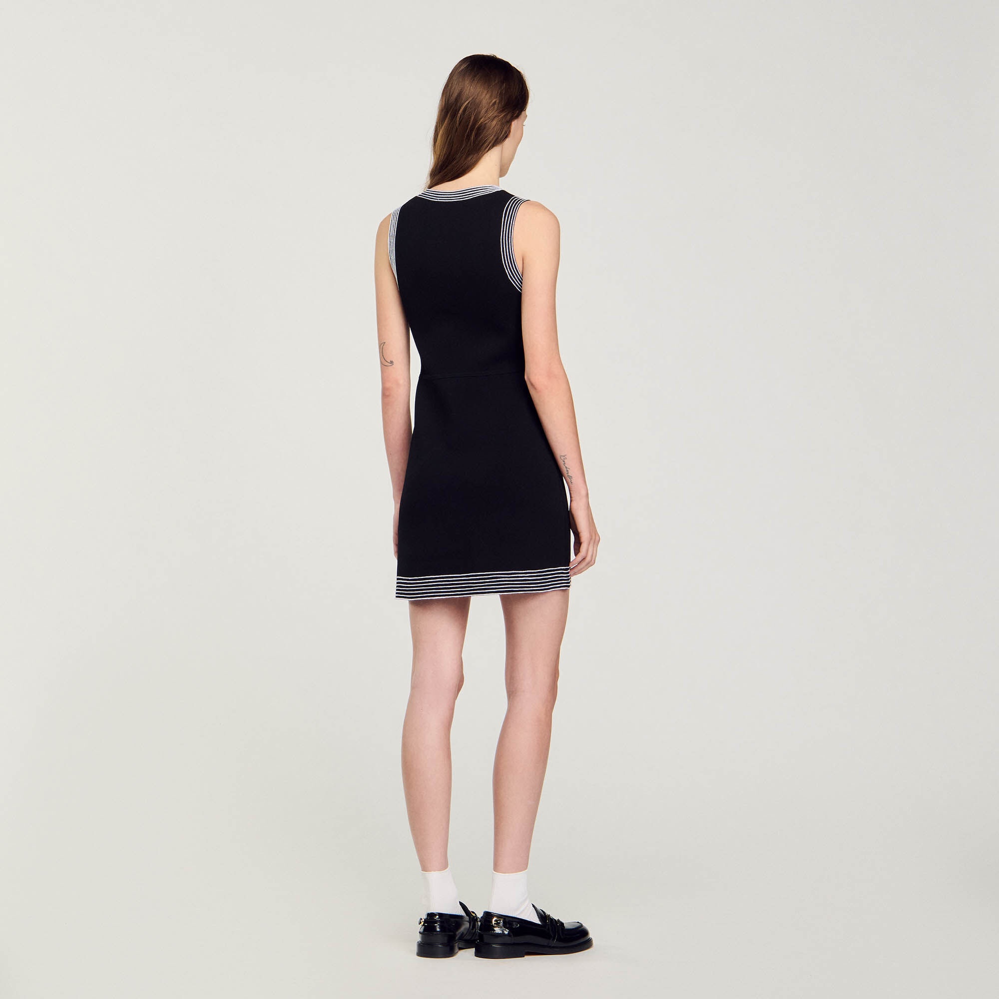 SHORT BUTTON-UP DRESS - 6