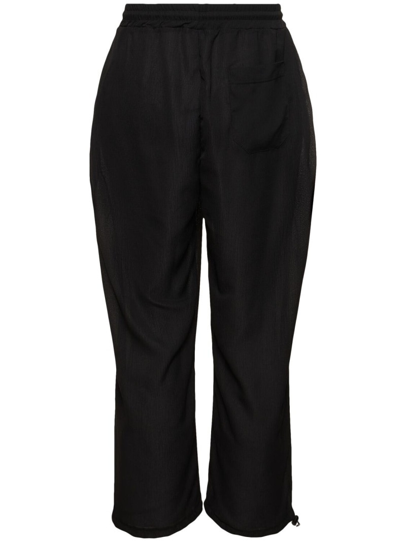 The Frankie Shop Crinckle wide jogging pants outlook