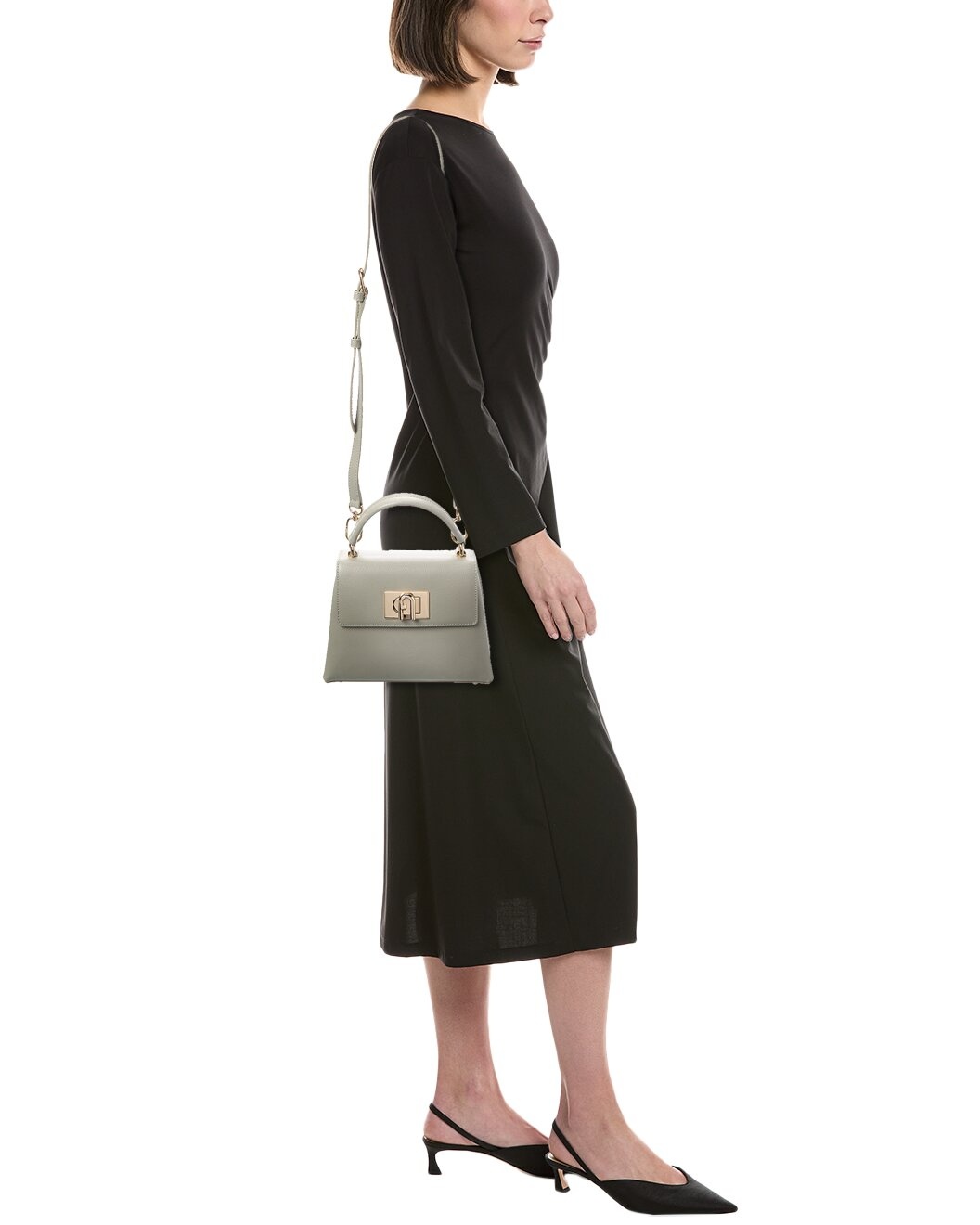 Furla 1927 Mini Top Handle Leather Satchel - 4
