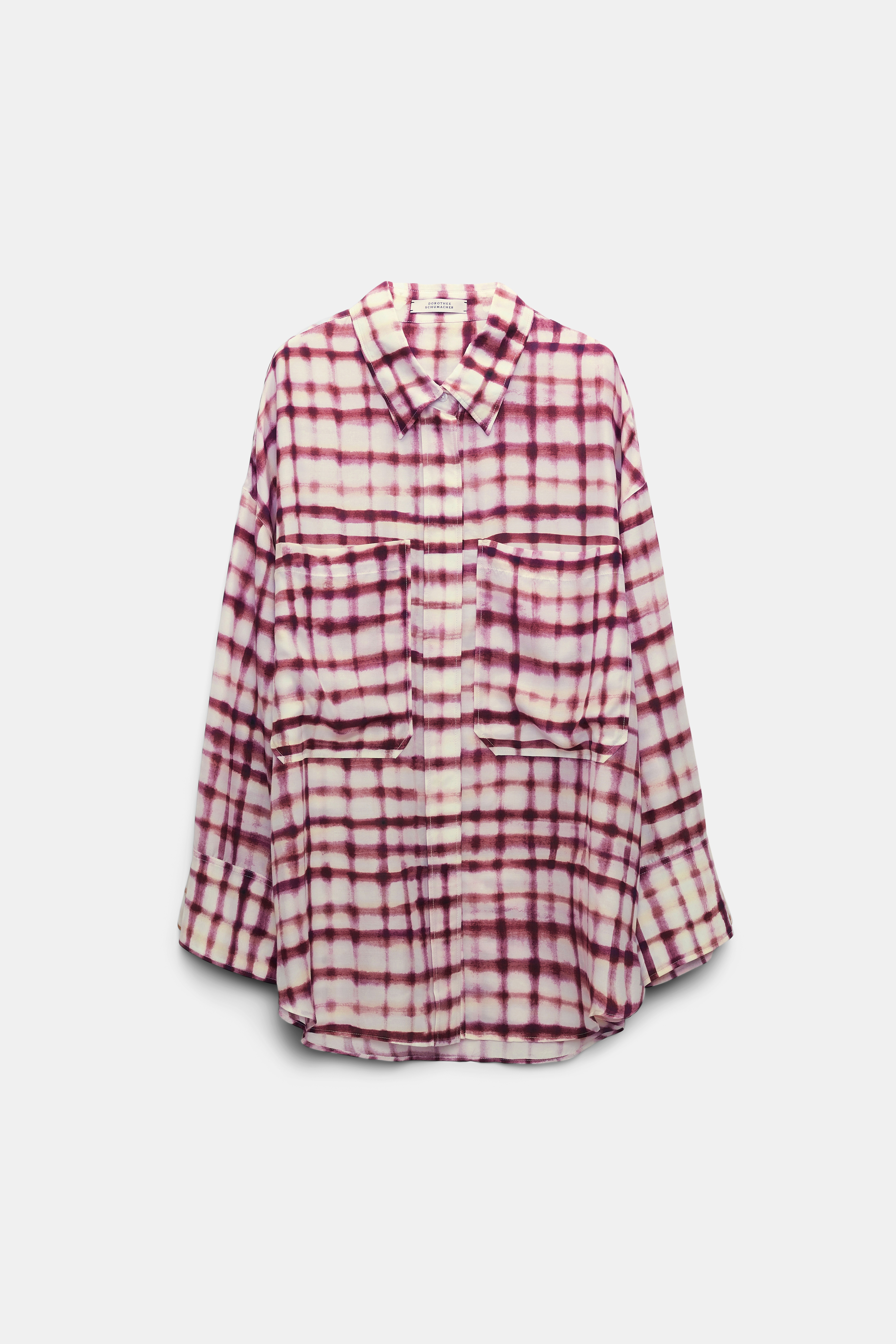 CHECKED STATEMENT blouse - 1