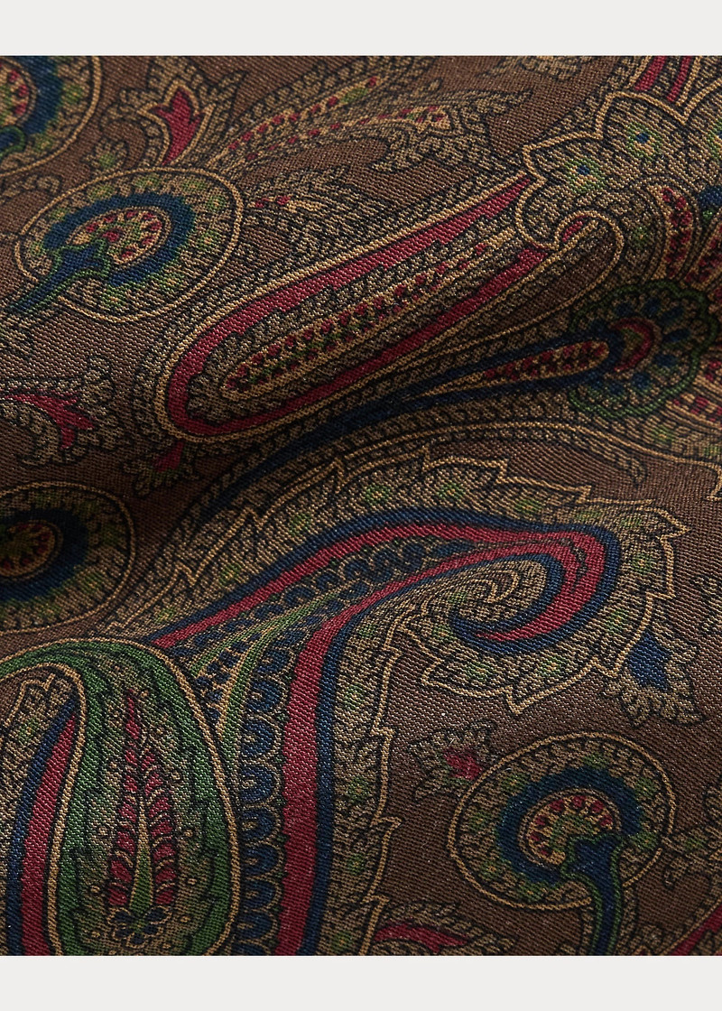 Handmade Paisley Silk Twill Tie 3