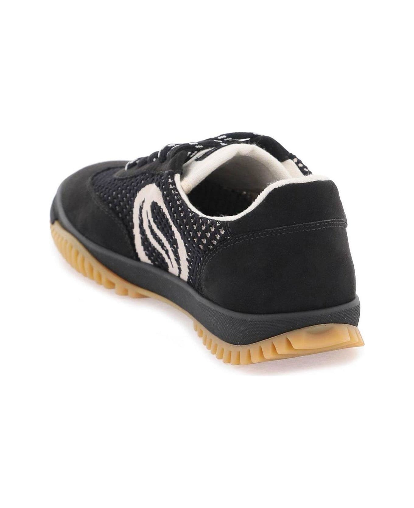 S Wave Lace-up Sneakers - 3
