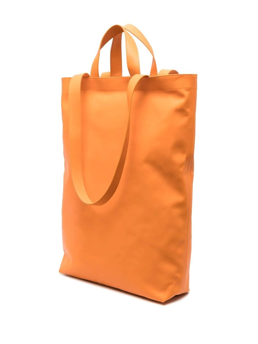 embossed-logo leather tote bag - 3