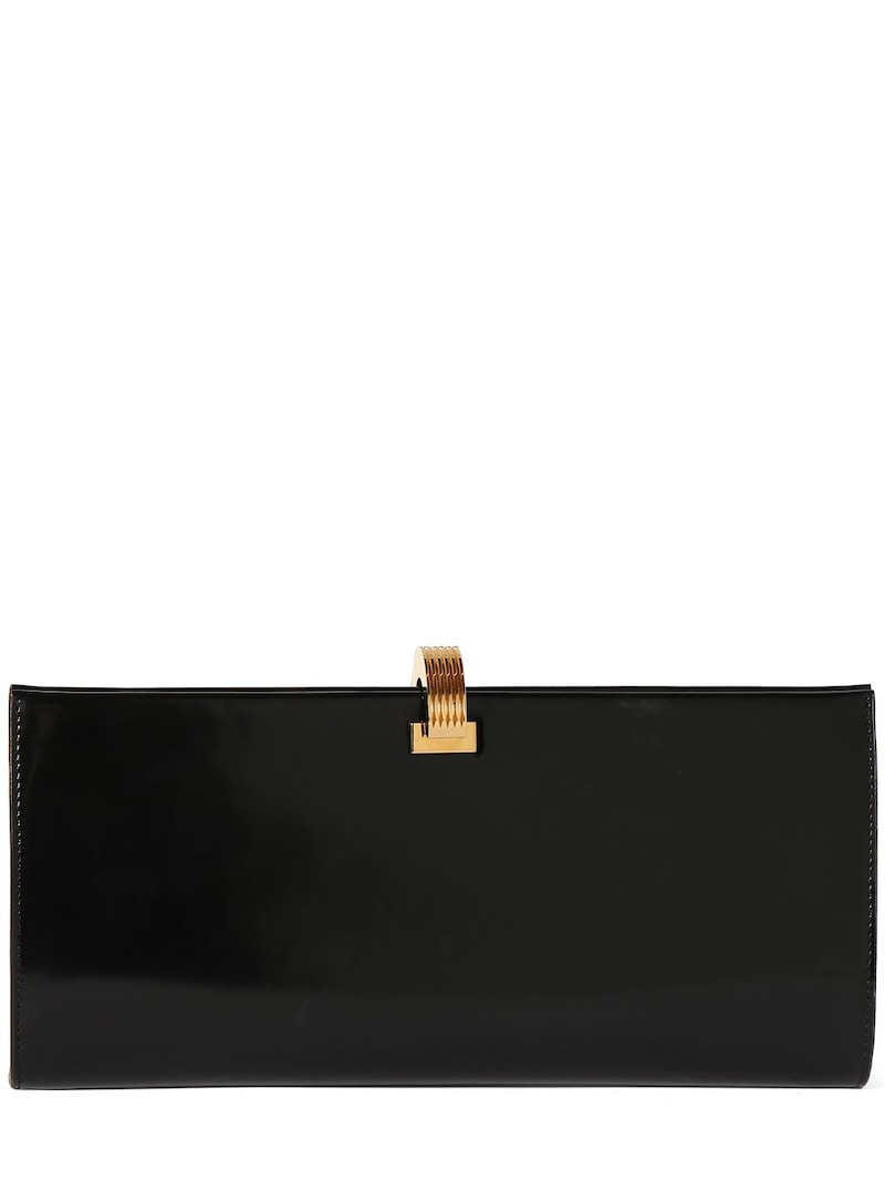 Daria Minaudiere brushed leather clutch - 5