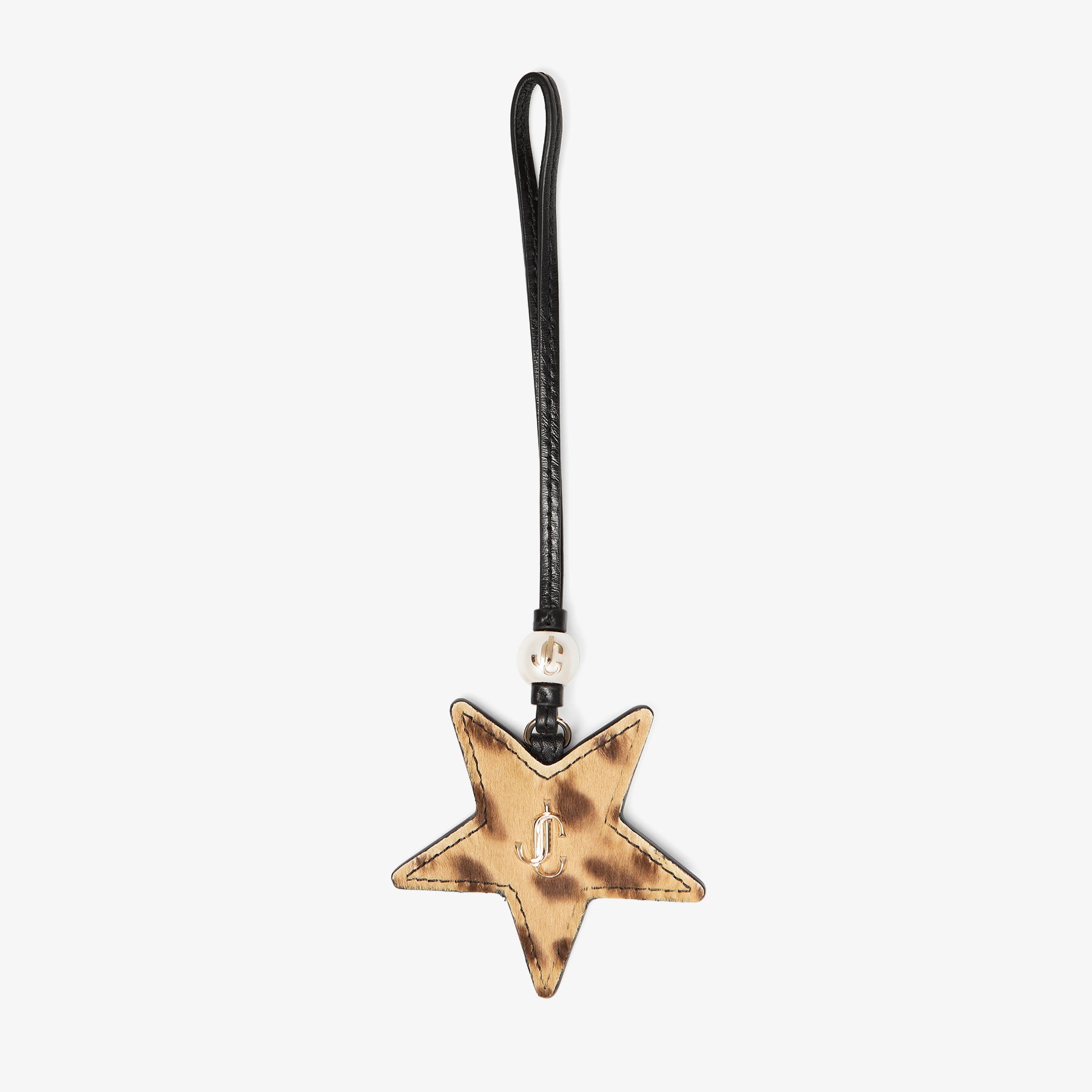 Star Charm
Natural Leopard Print Pony Star Bag Charm - 1