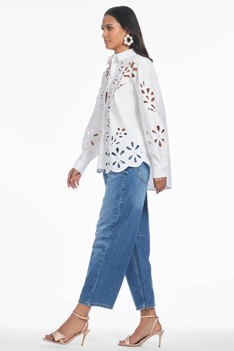 SACHIN & BABI ASHER TOP - WHITE outlook