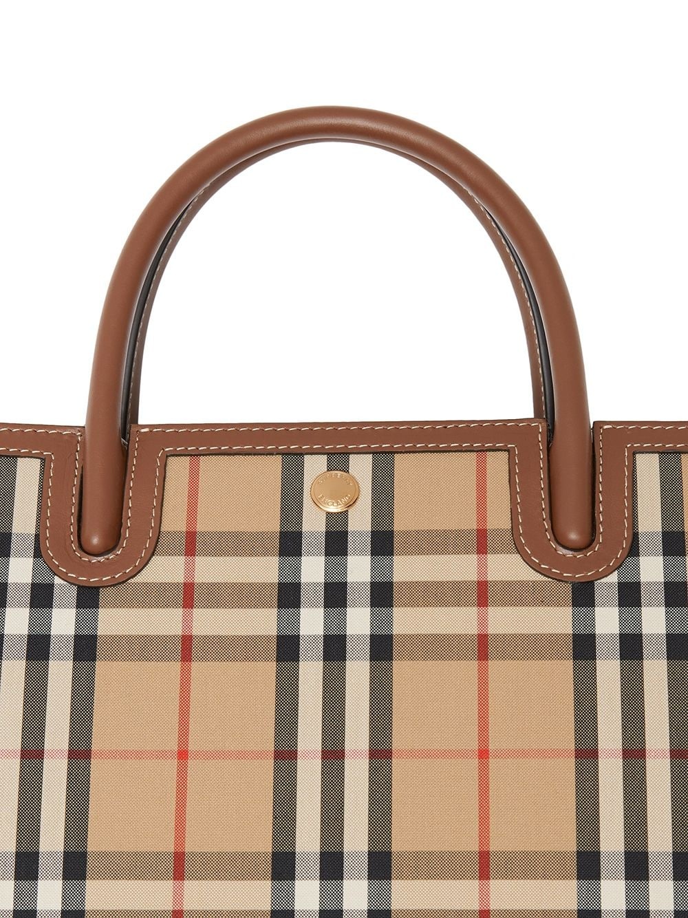 small Vintage Check two handle title bag - 4