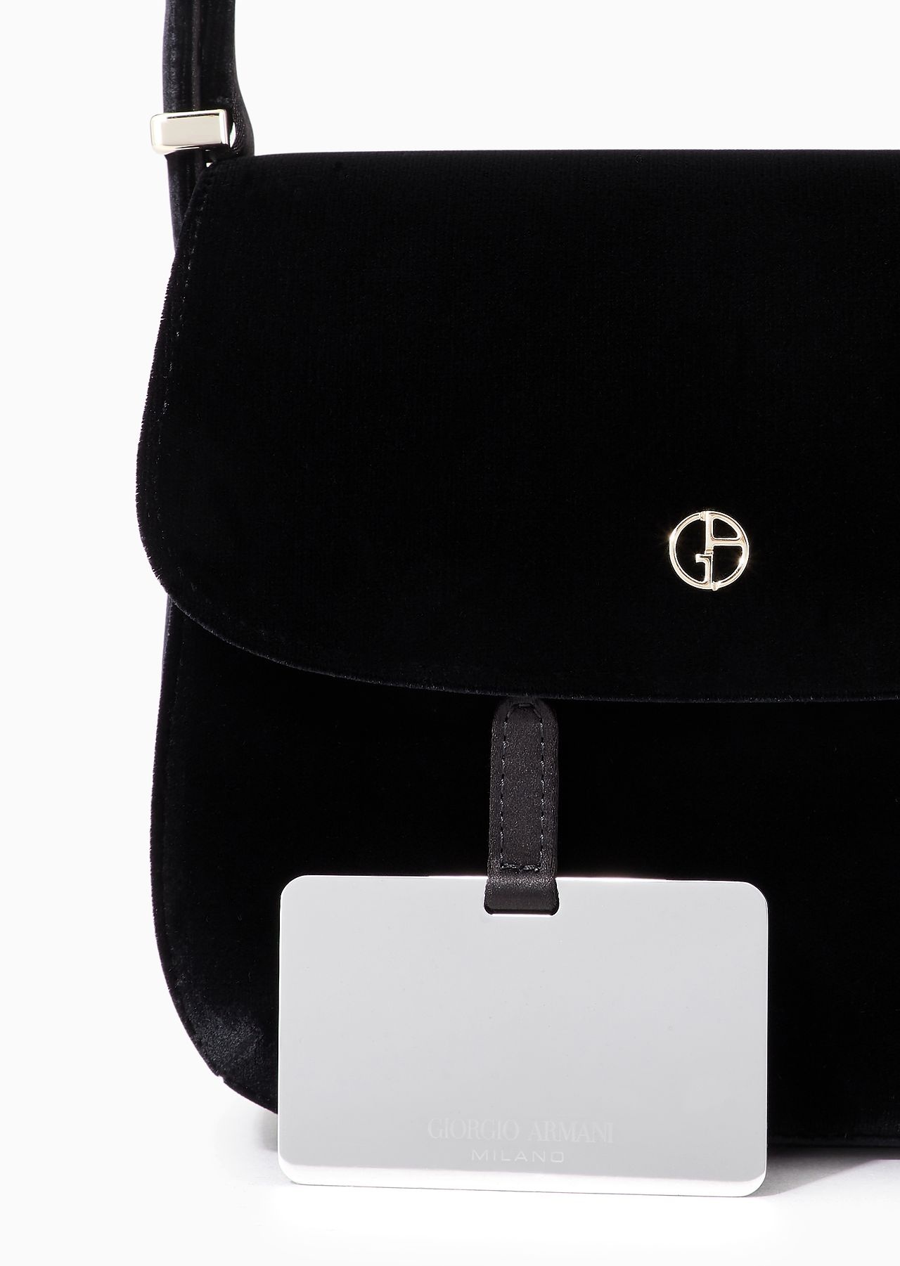 Small, velvet la Prima shoulder bag - 5