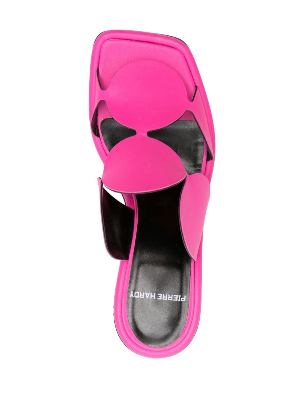 Lava Bulles 85mm laser-cut leather mules - 4