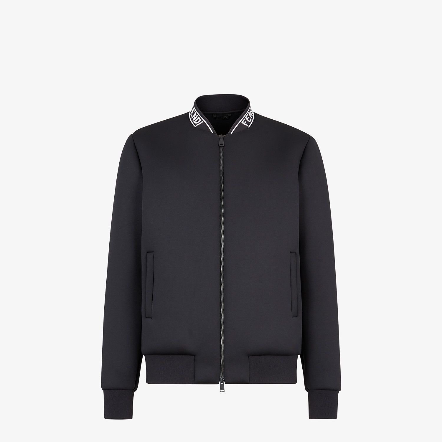 Black tech fabric jacket - 1