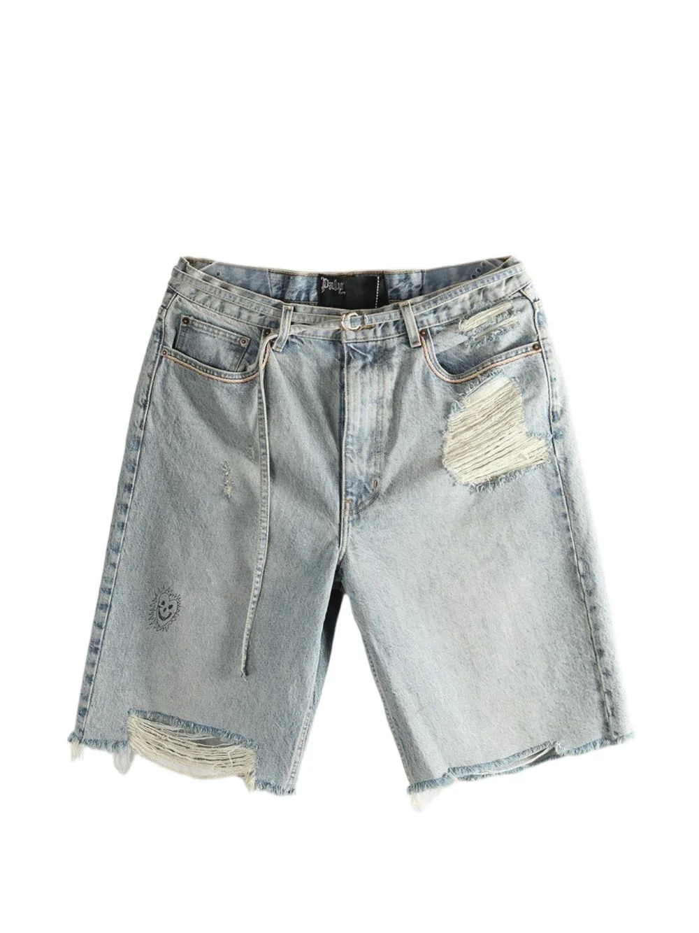 distressed shorts - 1