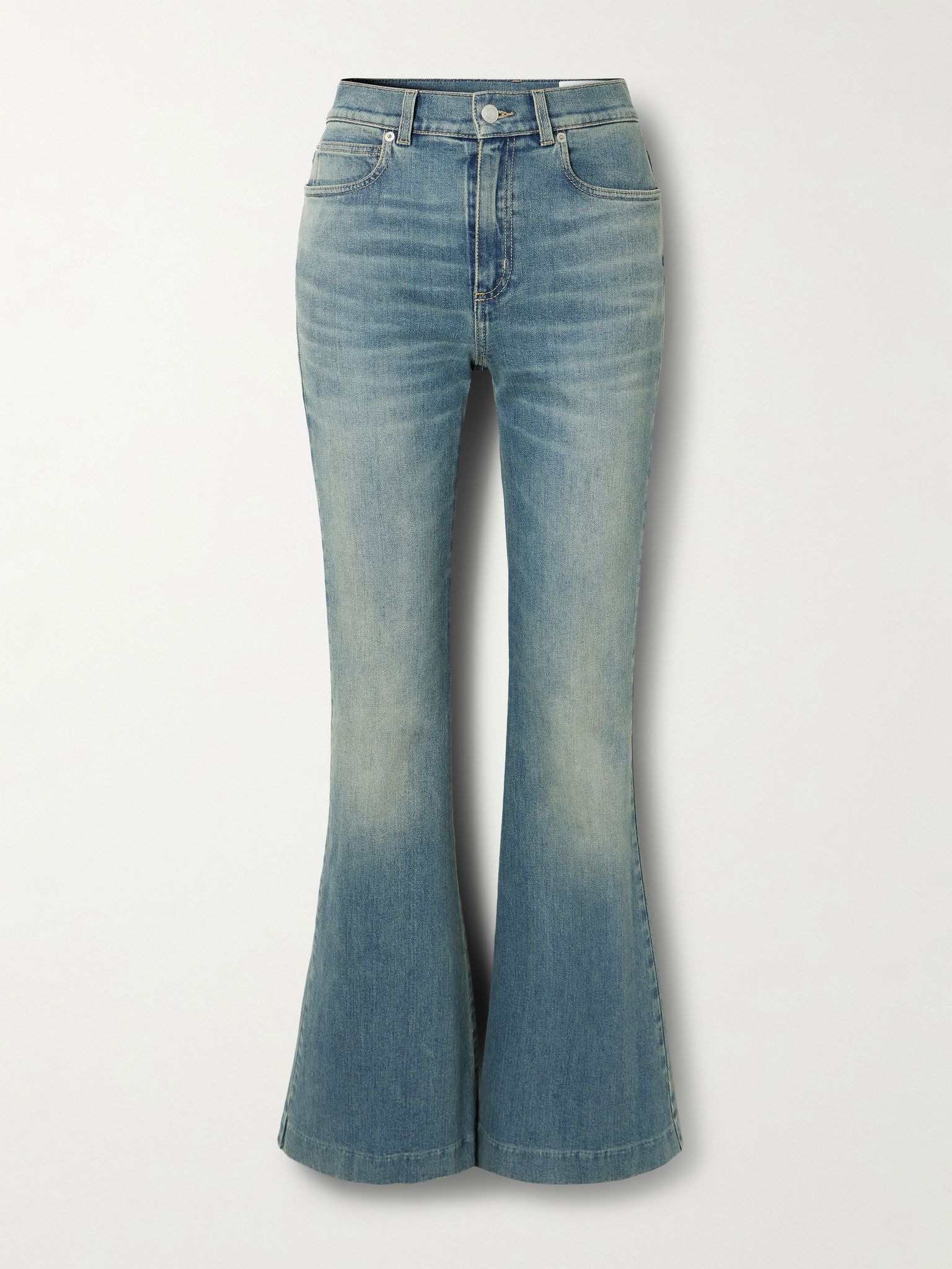 High-rise boot-cut jeans Blue - 1
