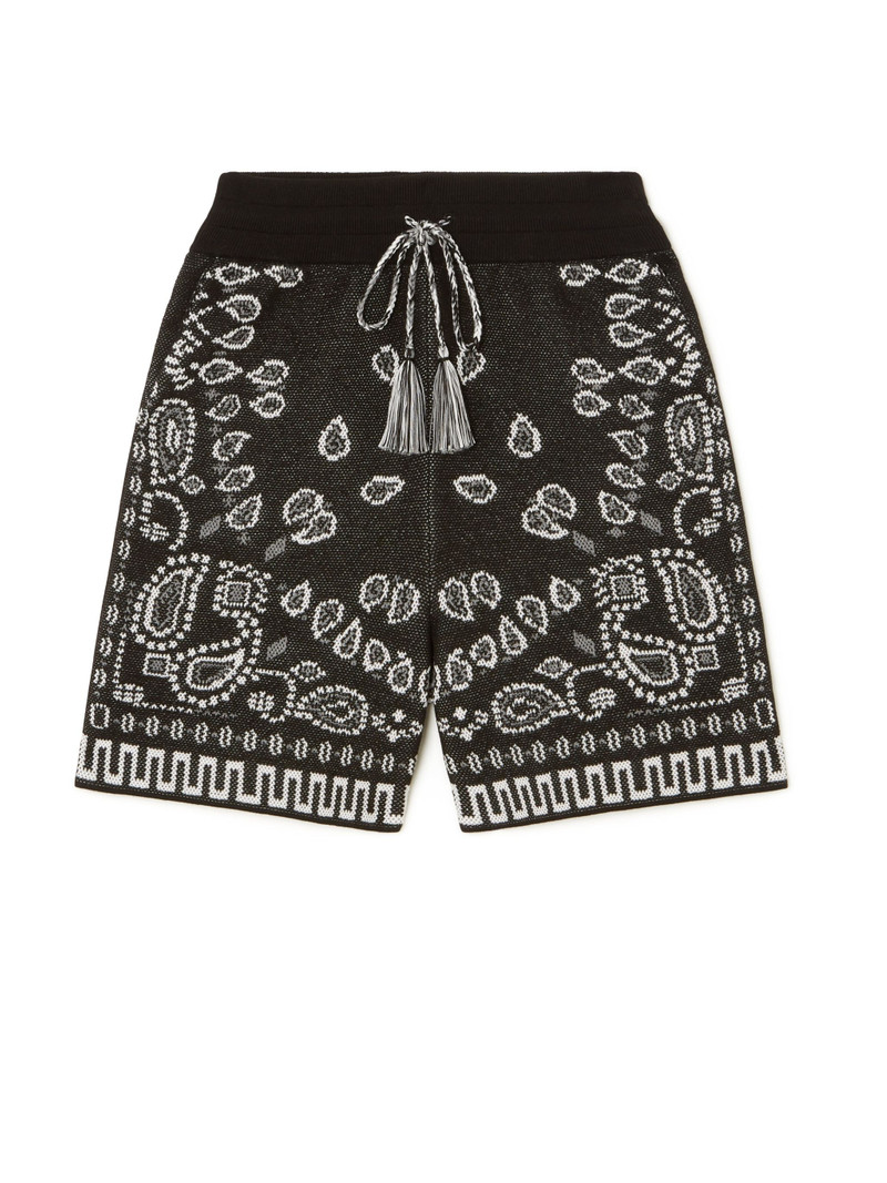 Cotton Piquet Bandana Shorts 1