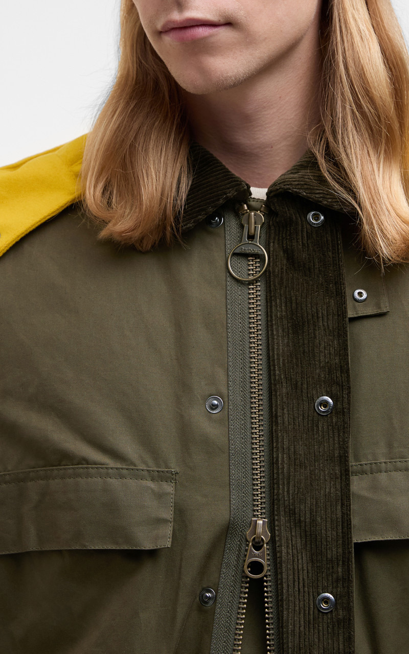 X KAPTAIN SUNSHINE BEDALE FIELD COAT KHAKI BROWN - 6