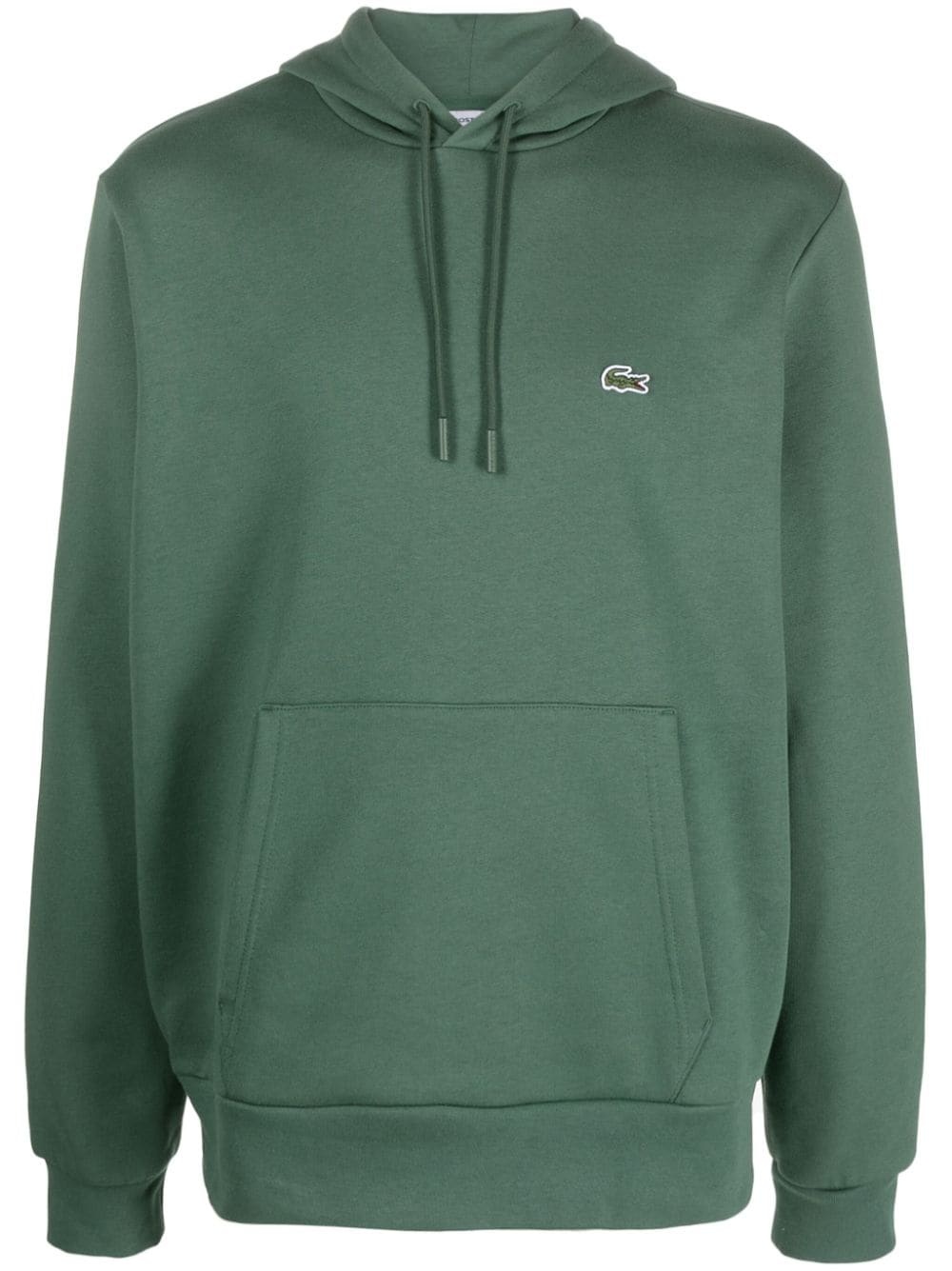 embroidered fleece hoodie - 1