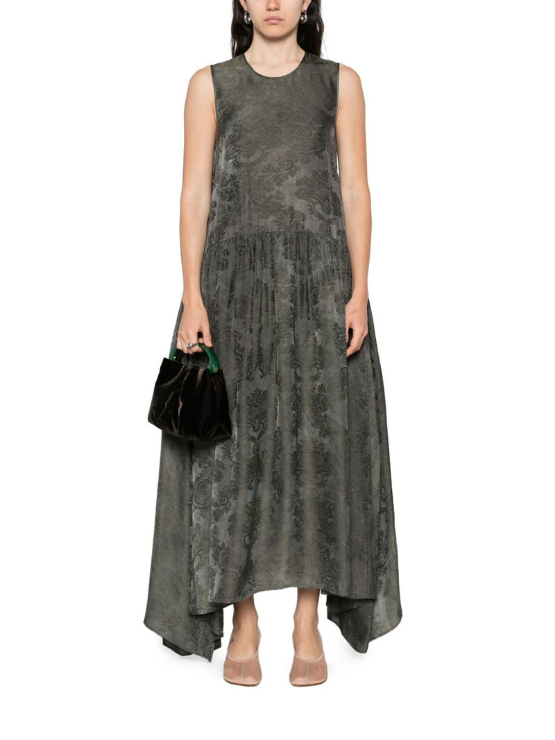 UMA WANG floral-print sleeveless dress outlook